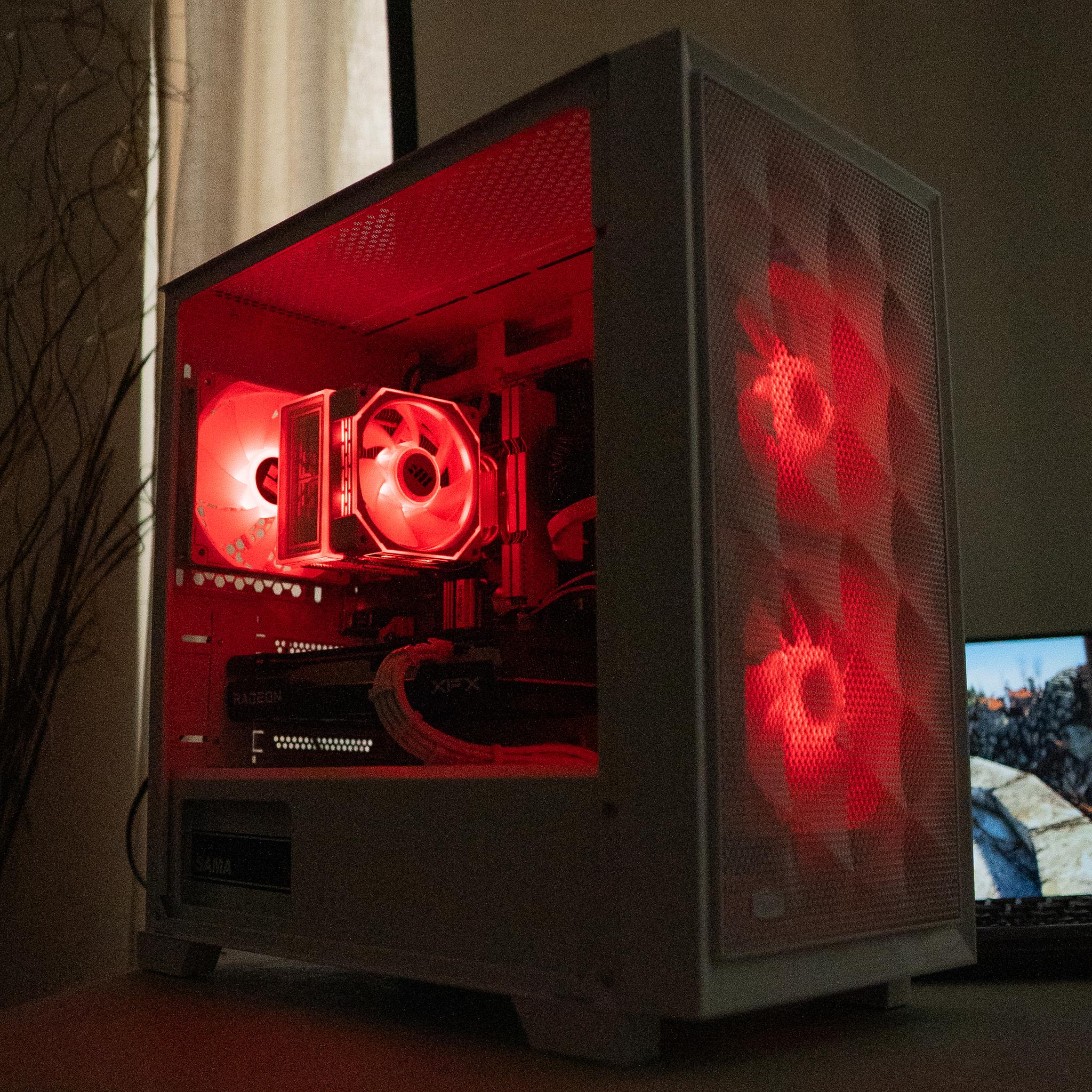 🌨🌨 | RX 7600 8GB | INTEL i7 9700 | 16GB DDR4 RAM | 1.25TB Storage | Arctic Snow 3.0