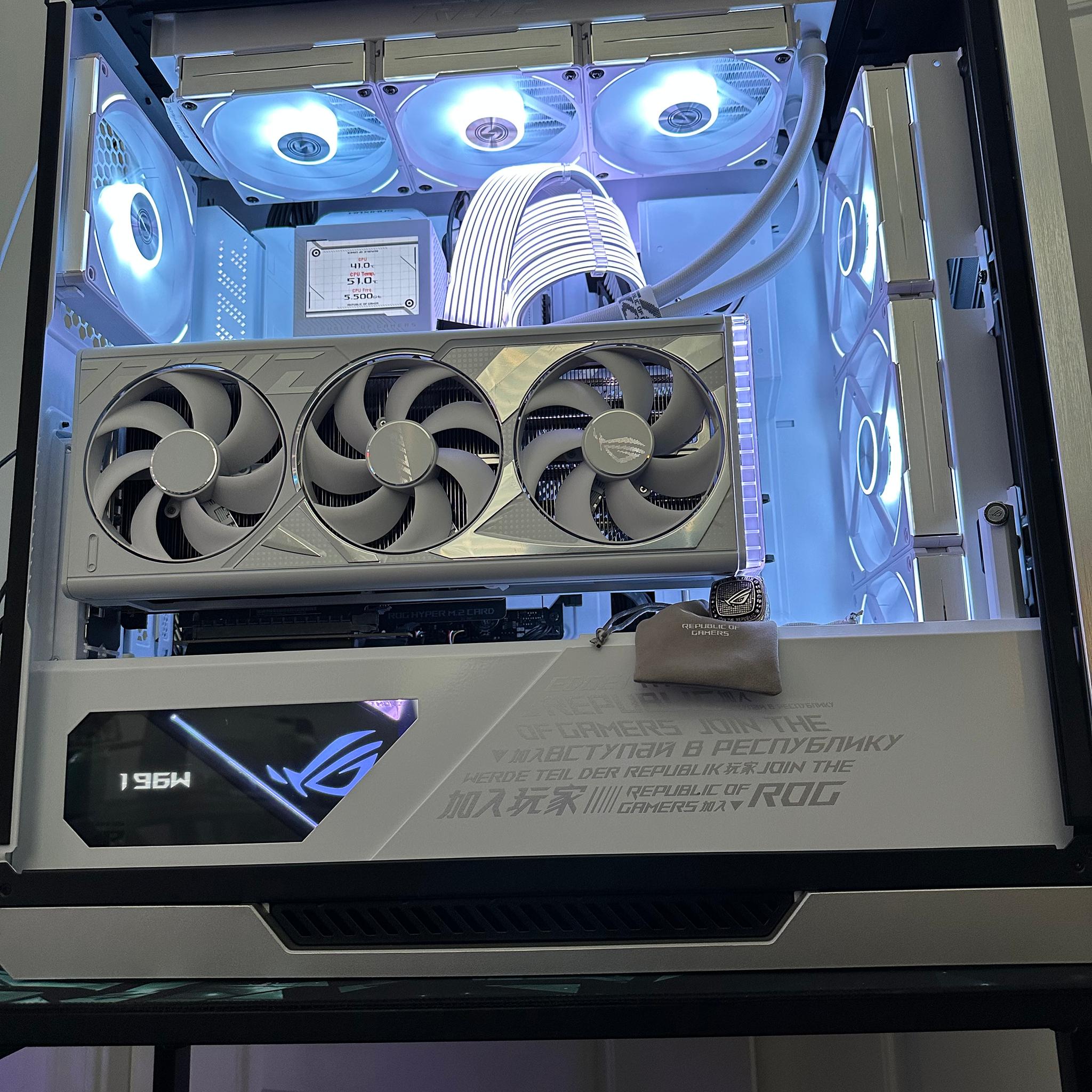 EXTREME WHITE ASUS ROG GAMING PC!! RTX 4090 i9 13900k, 3TB SSD TOP OF THE LINE