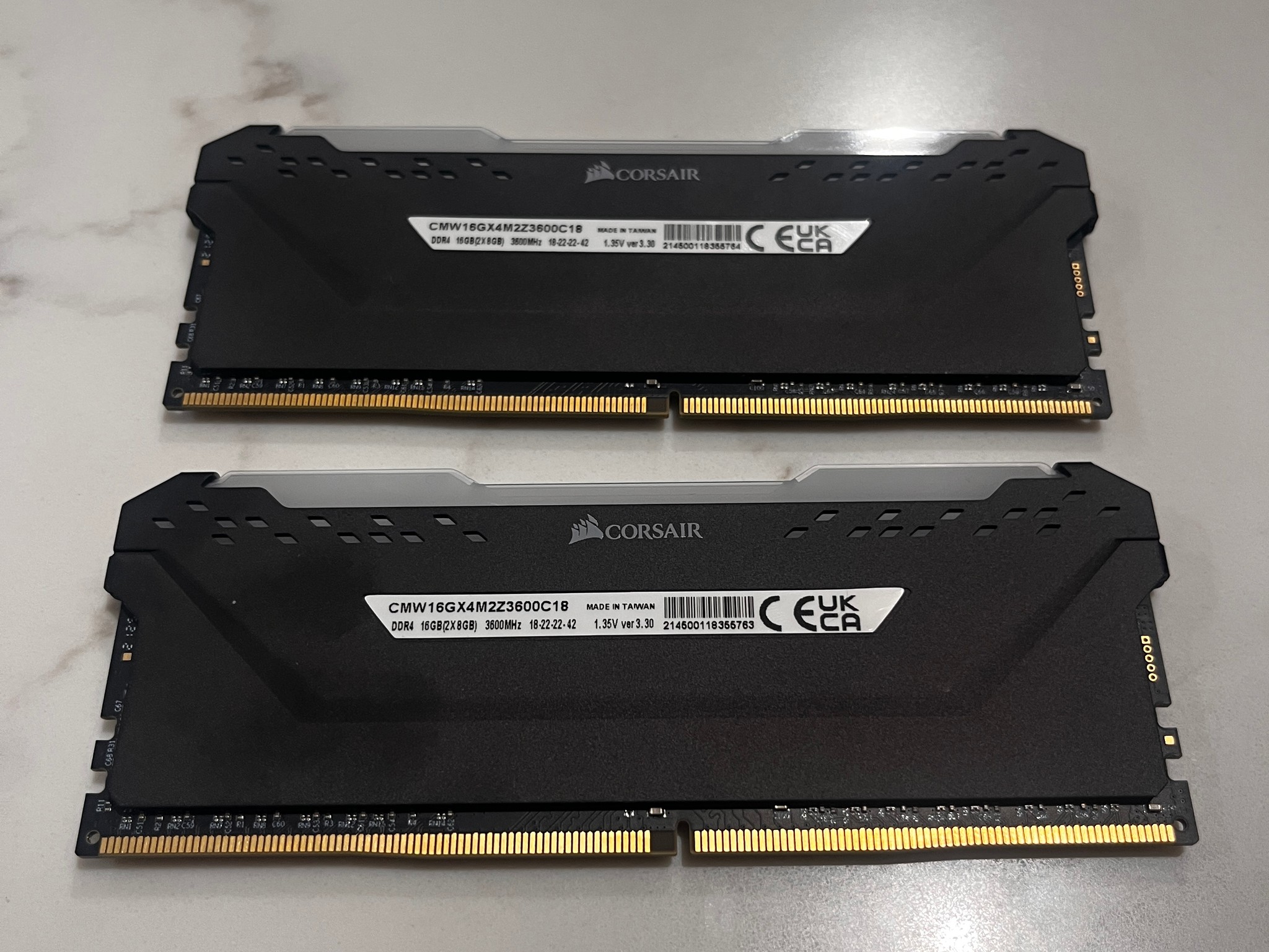 Corsair Vengeance RGB PRO DDR4 RAM 16GB (2x8GB) 3600MHz