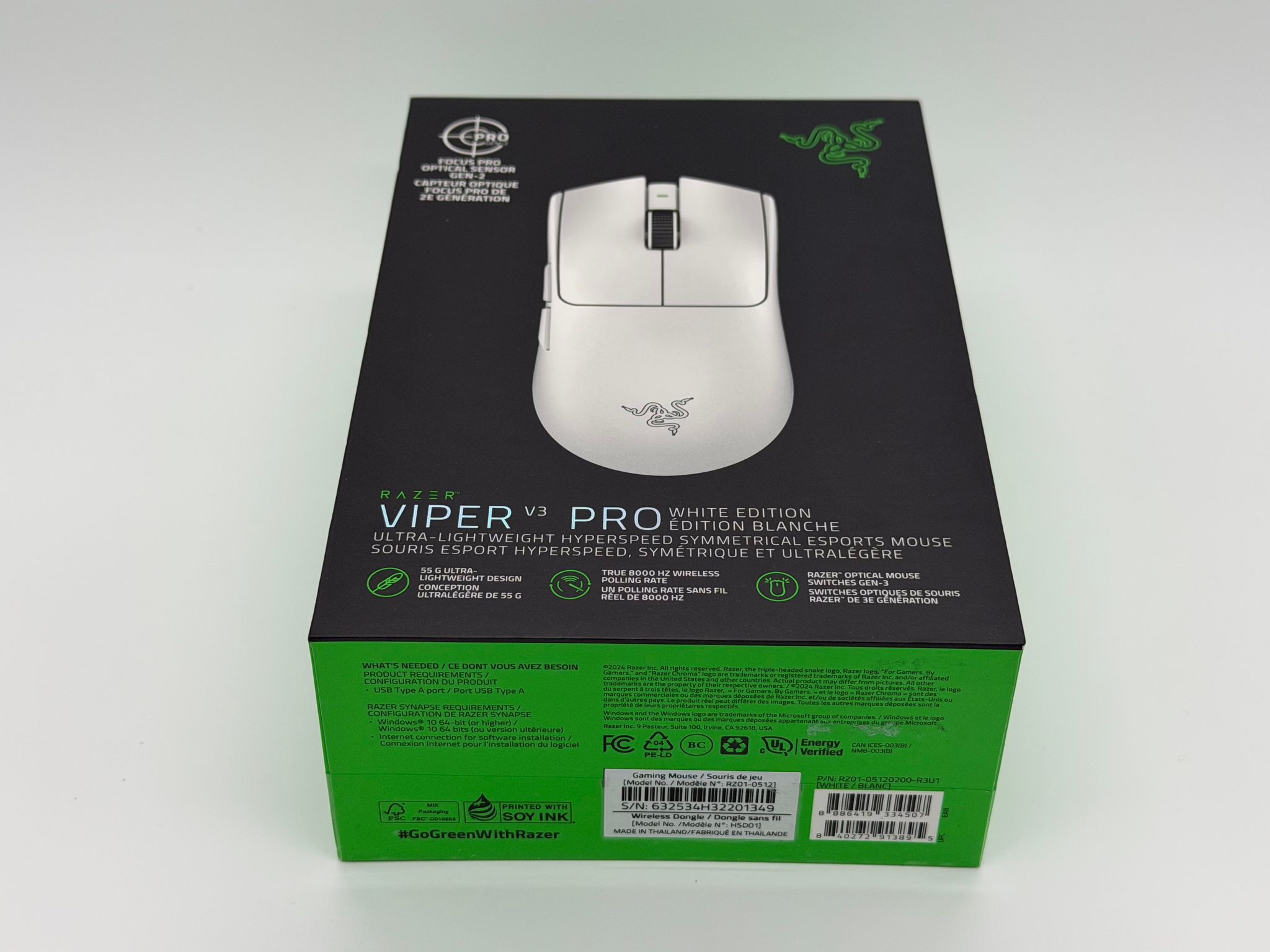 Razer Viper V3 Pro White Edition Gen-3