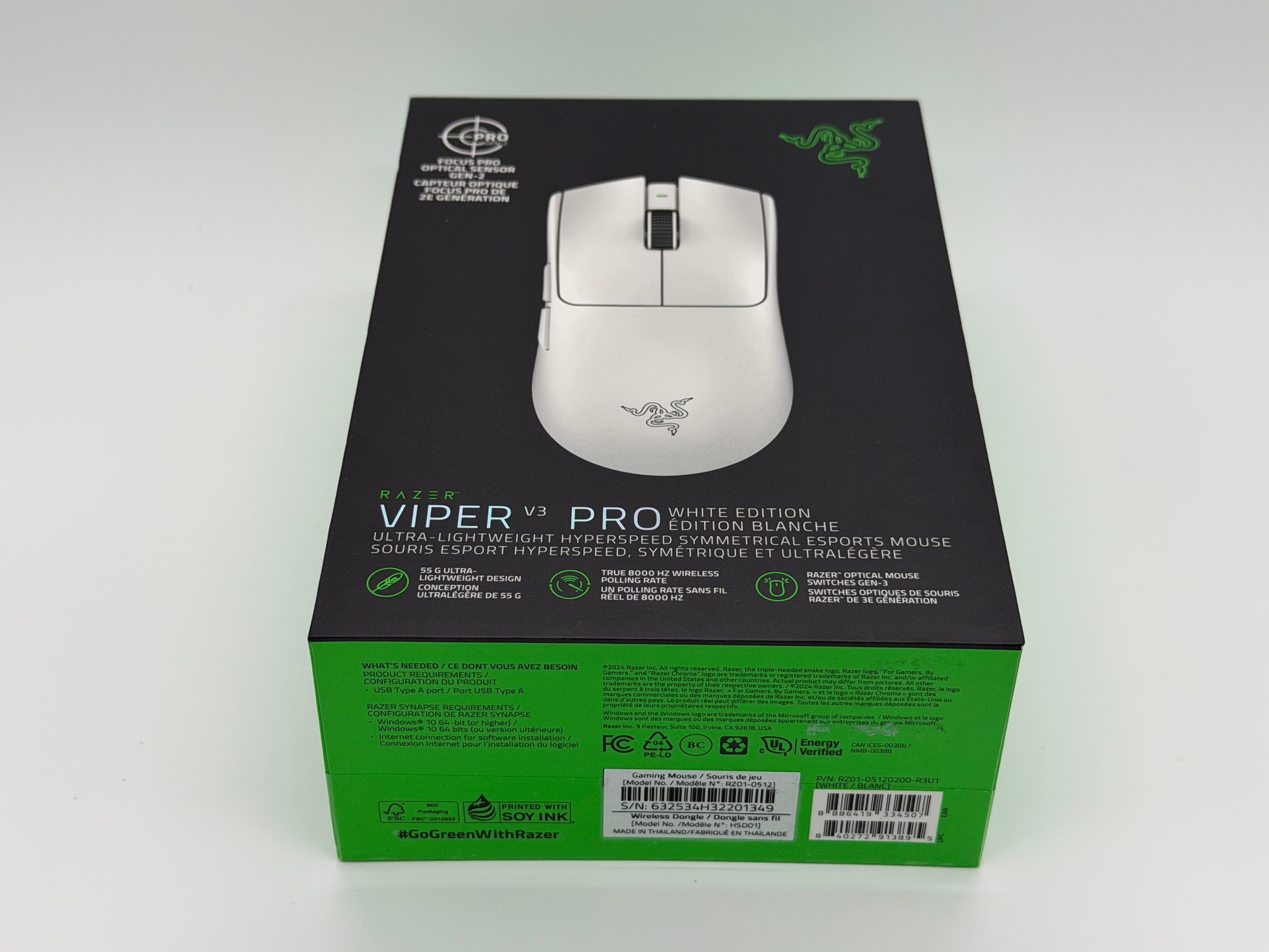 Razer Viper V3 Pro White Edition Gen-3