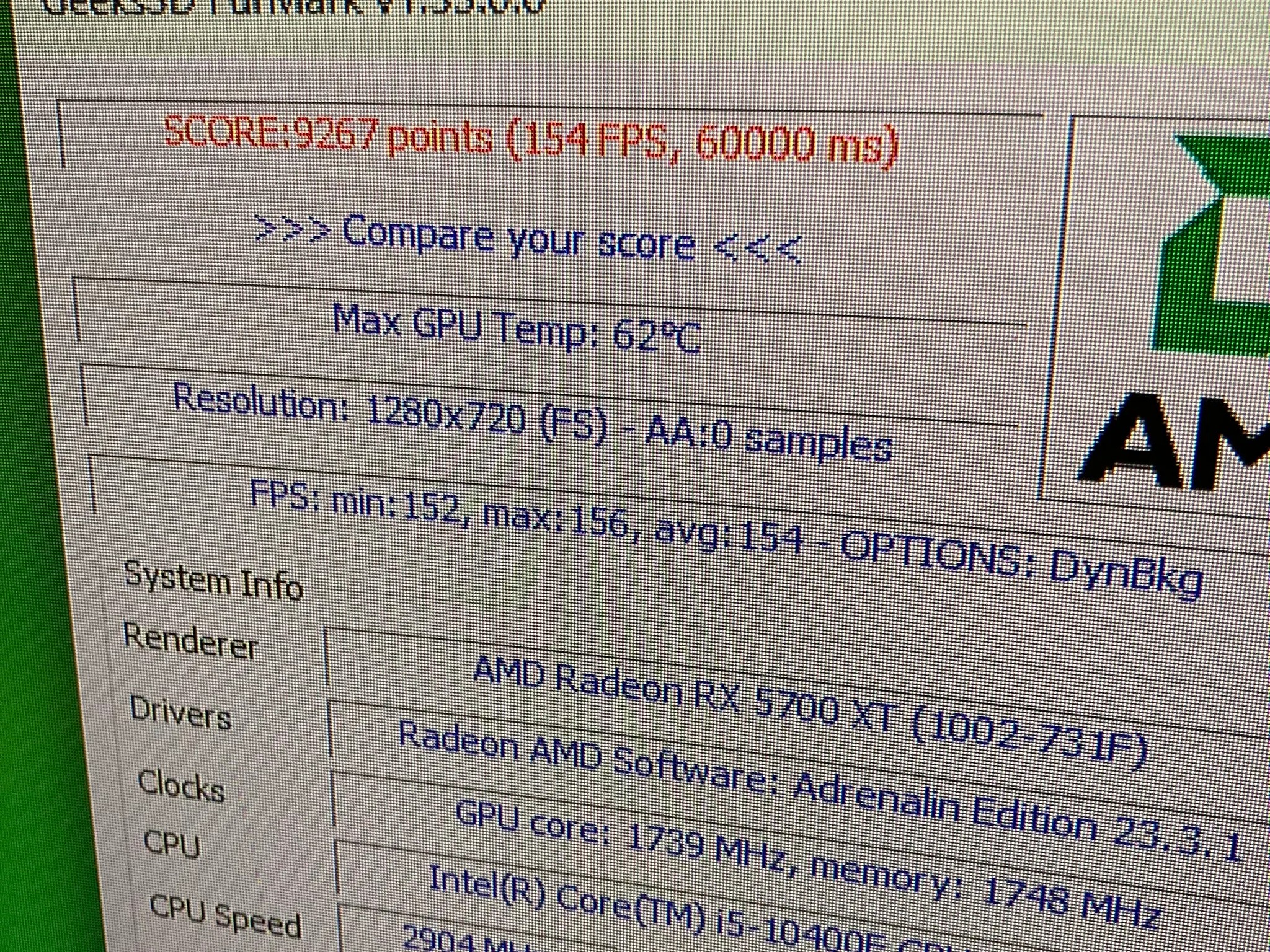 MSI Redeon RX 5700 XT 8GB