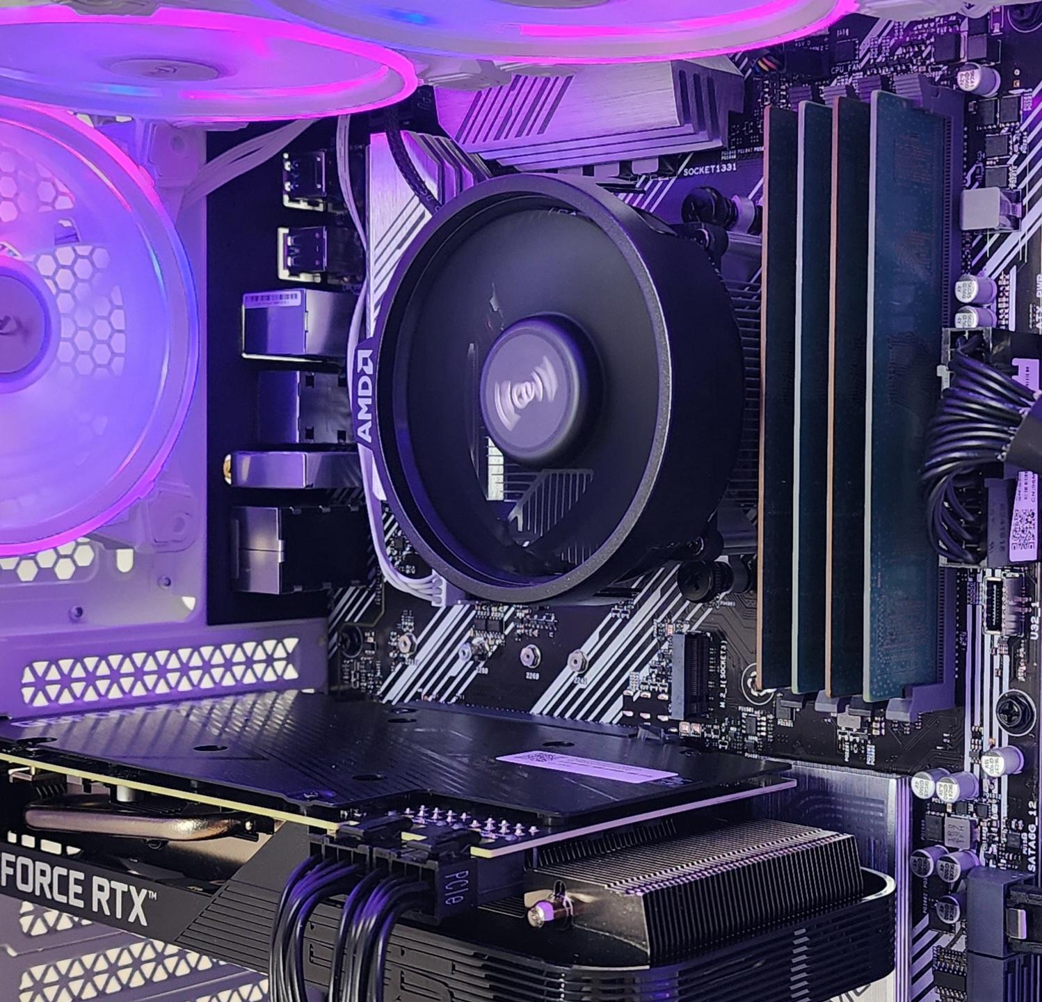 Gaming PC Ryzen 5 5500 16GB RAM 500GB SSD RTX 3060 Ti 8GB Windows 11 Computer