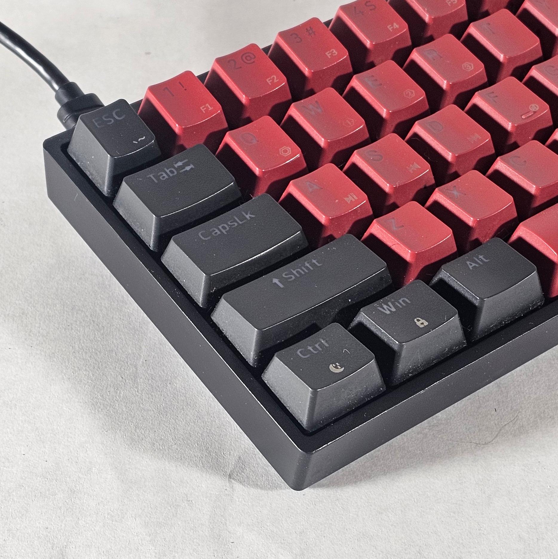 Skyloong GK61 60% Mechanical Gaming Keyboard - Black/Red Wired