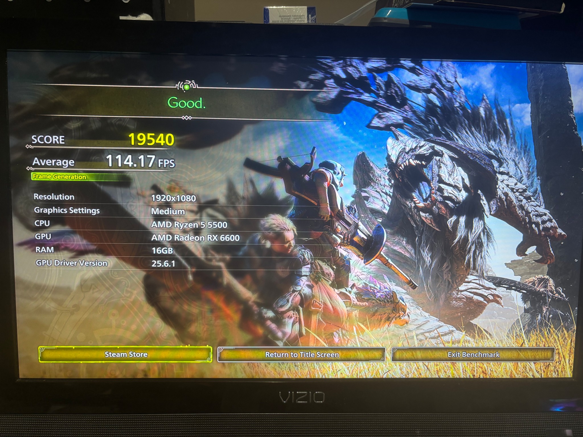 Gaming PC Ryzen 5 5500 RX 6600 16GB DDR4