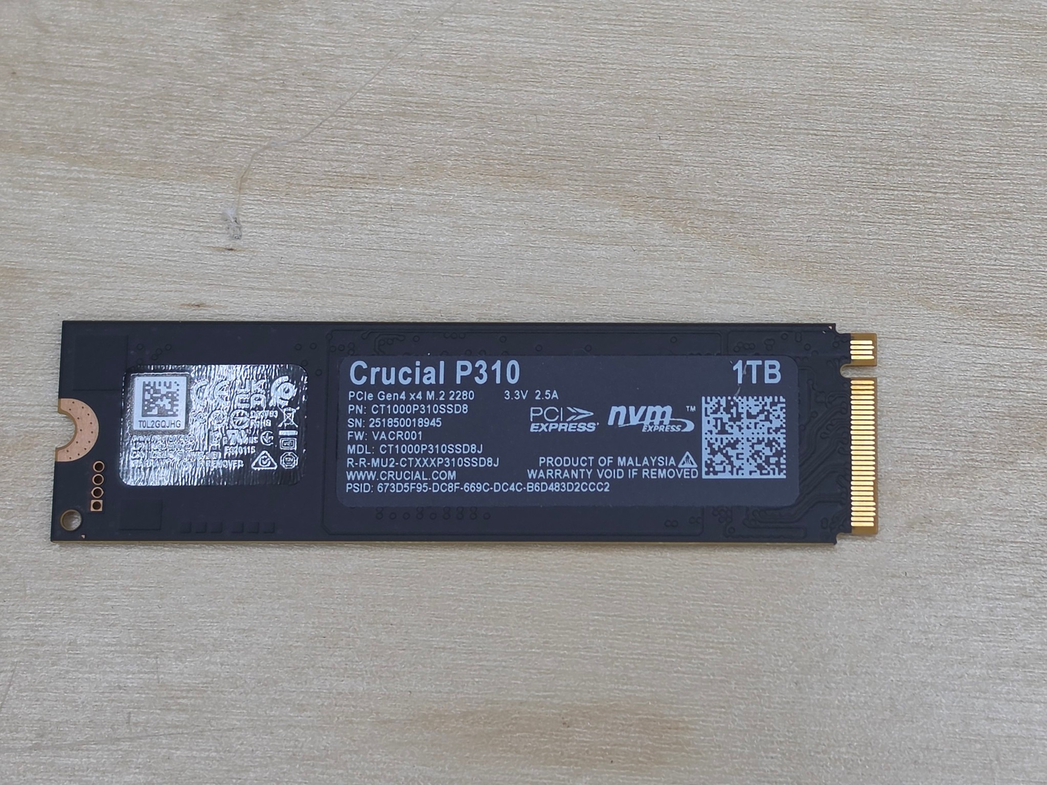 Crucial P310 1TB