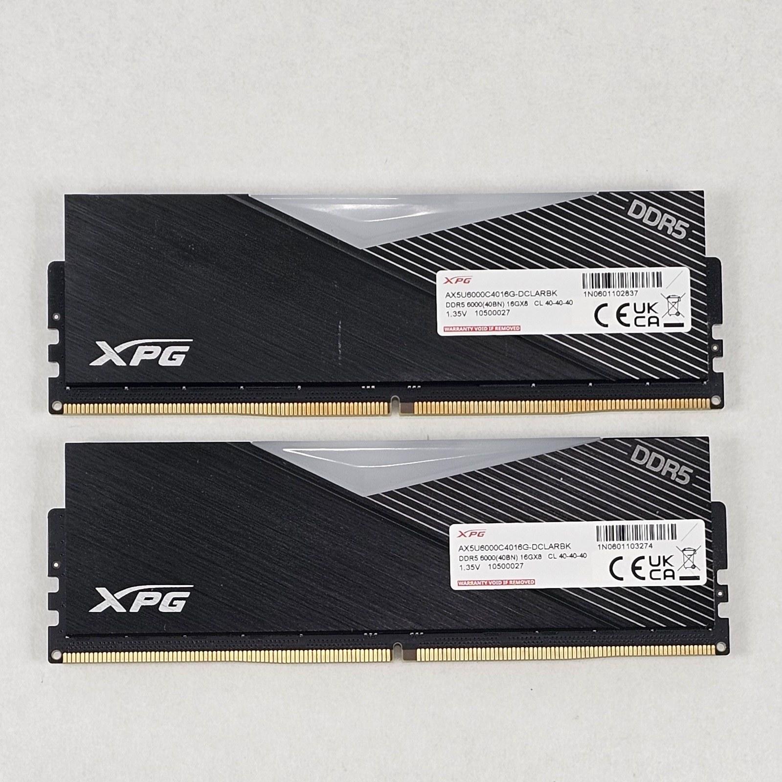 32GB DDR5 (2x16GB) CL40 6000MT/s ADATA XPG