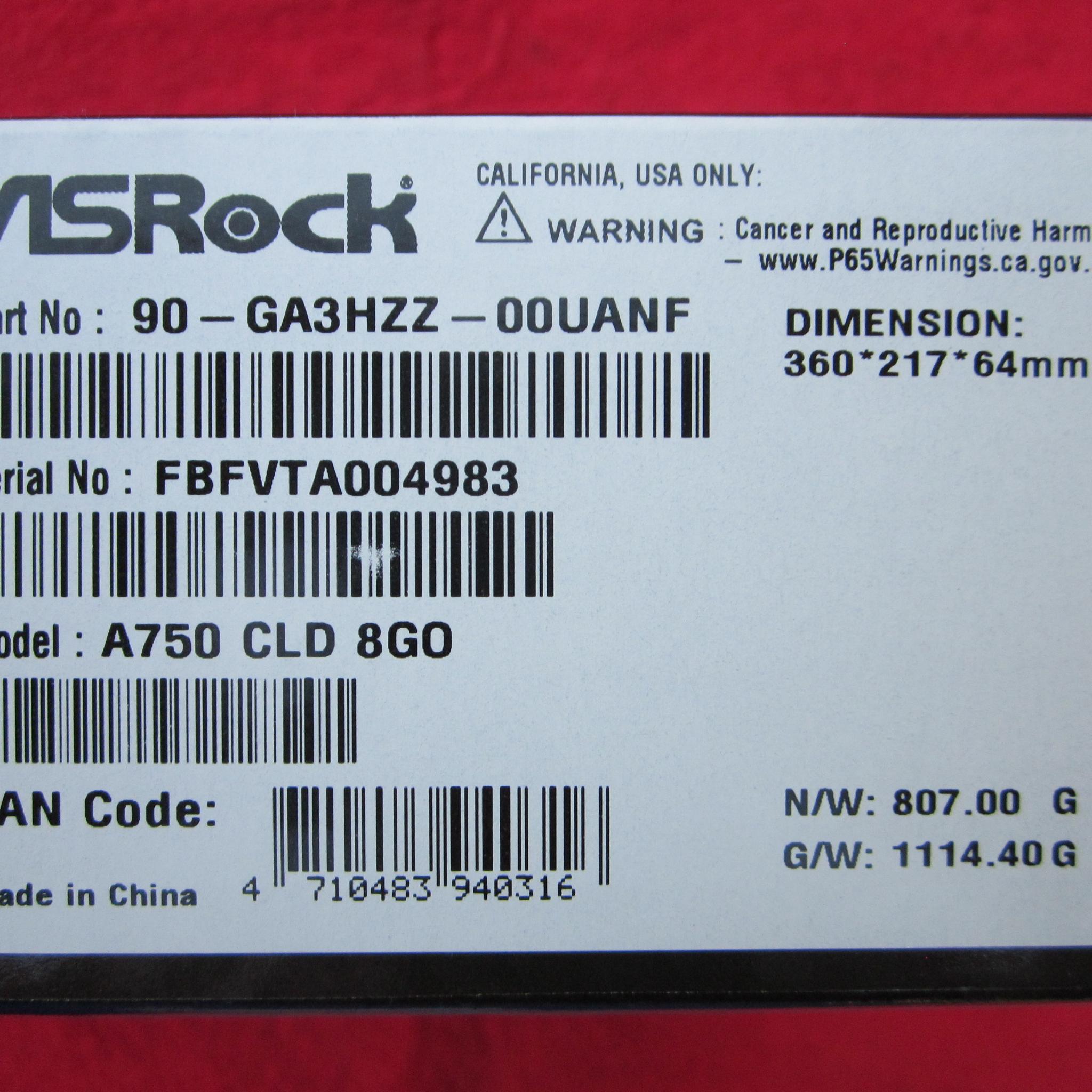 ASRock Intel Arc A750 Challenger D OC 8GB GDDR6 Graphics Card