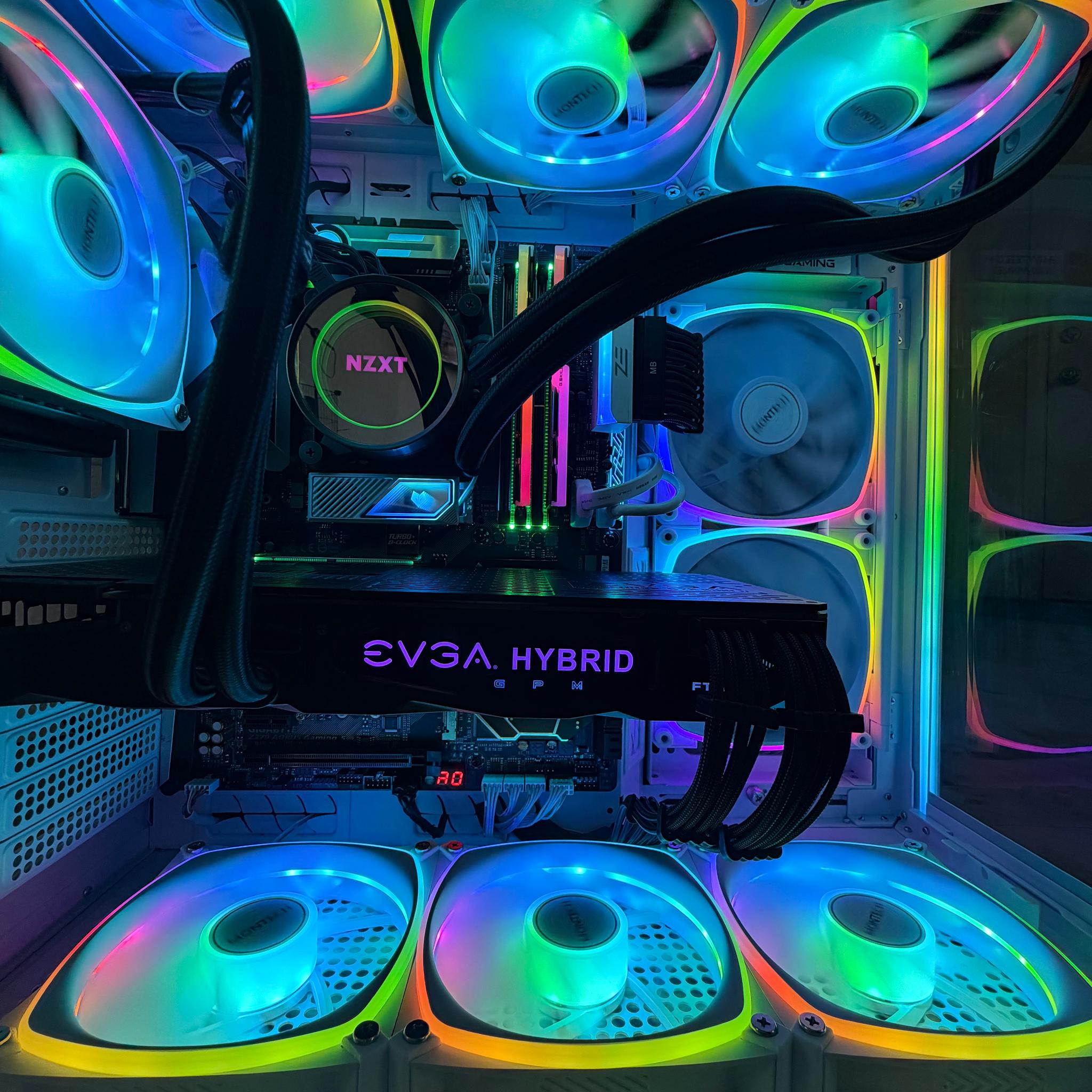 GTX 1080 Ti HYBRID + i7-9700K + 16gb RAM + 1TB SSD NVME | Gaming PC