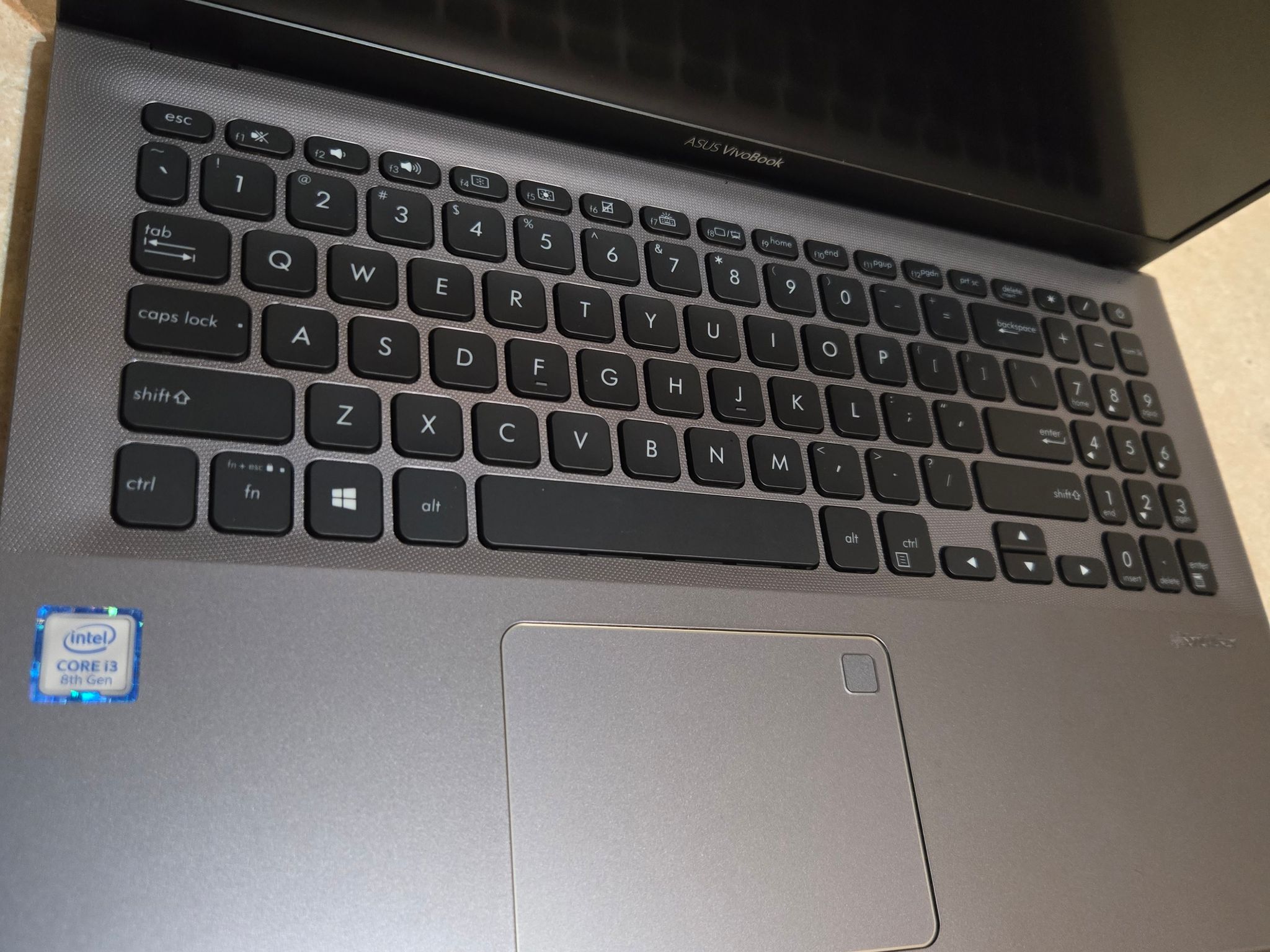 Asus VivoBook 15.6" Laptop - intel i3 - 128gb Storage - Model F512F