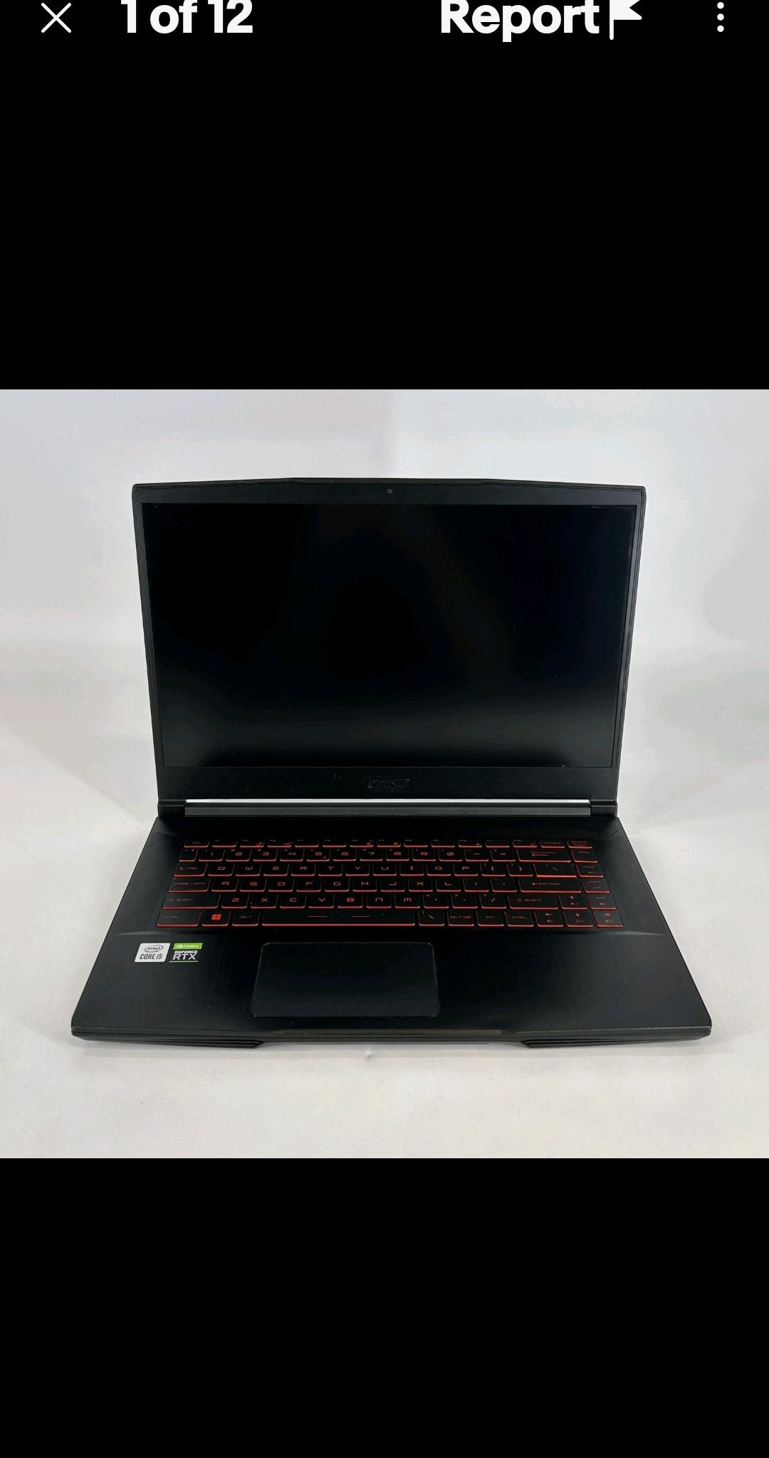 ON SALE! MSI GF65 Thin-RTX 3060-i5 10th gen 10500H-16GB RAM.