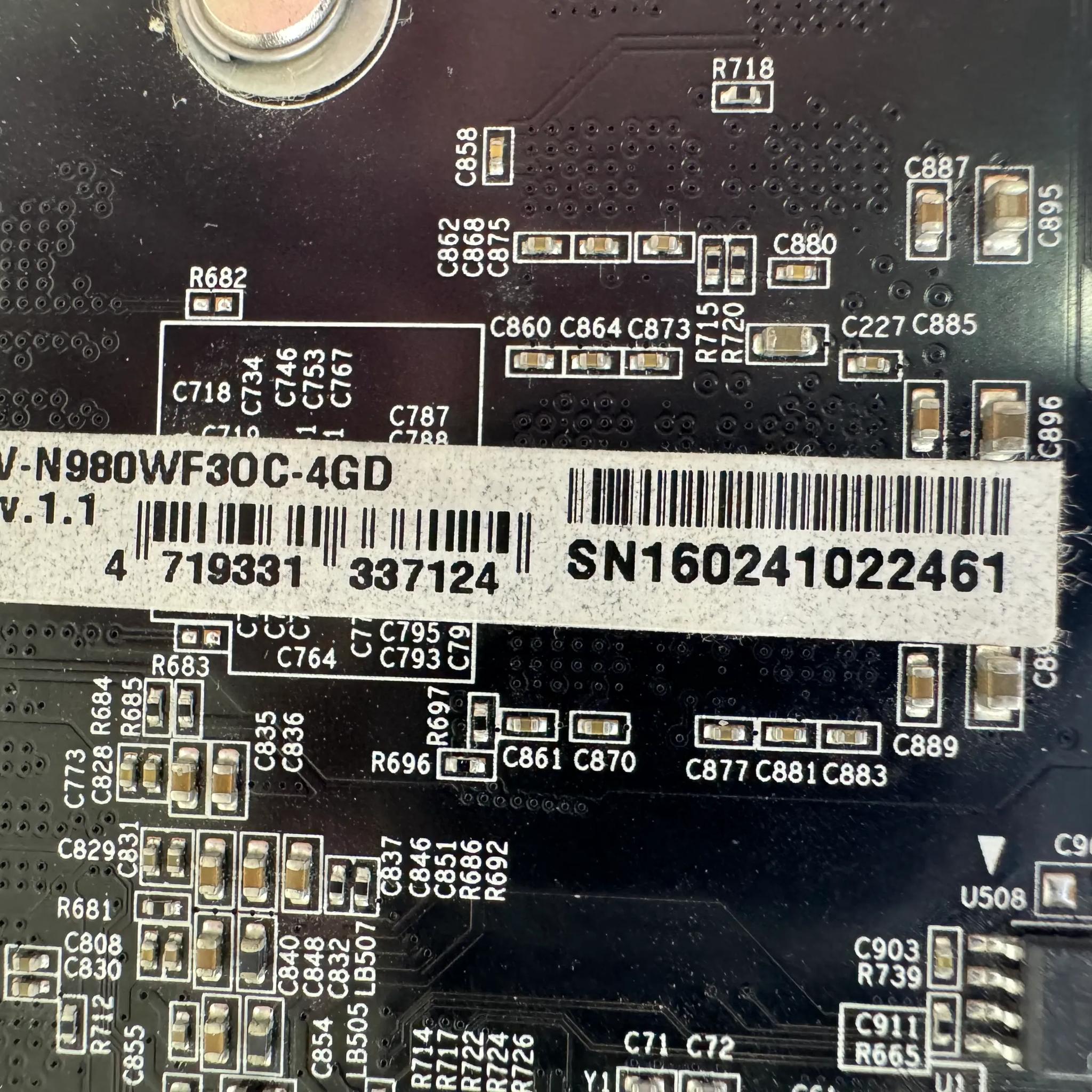 GIGABYTE GeForce GTX 980 WINDFORCE 3X OC EDITION 4GB Graphics Card (Refurbished)