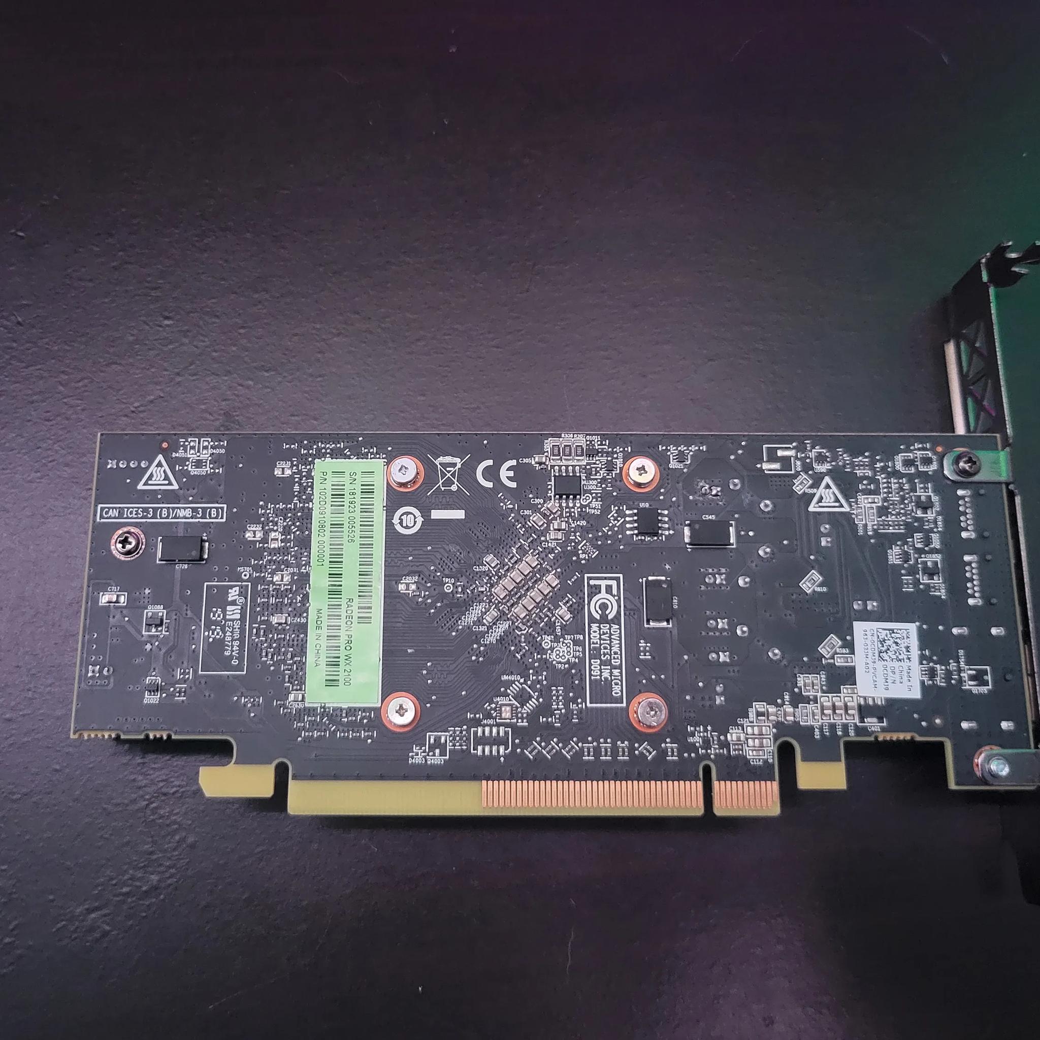 AMD Radeon Pro WX 2100