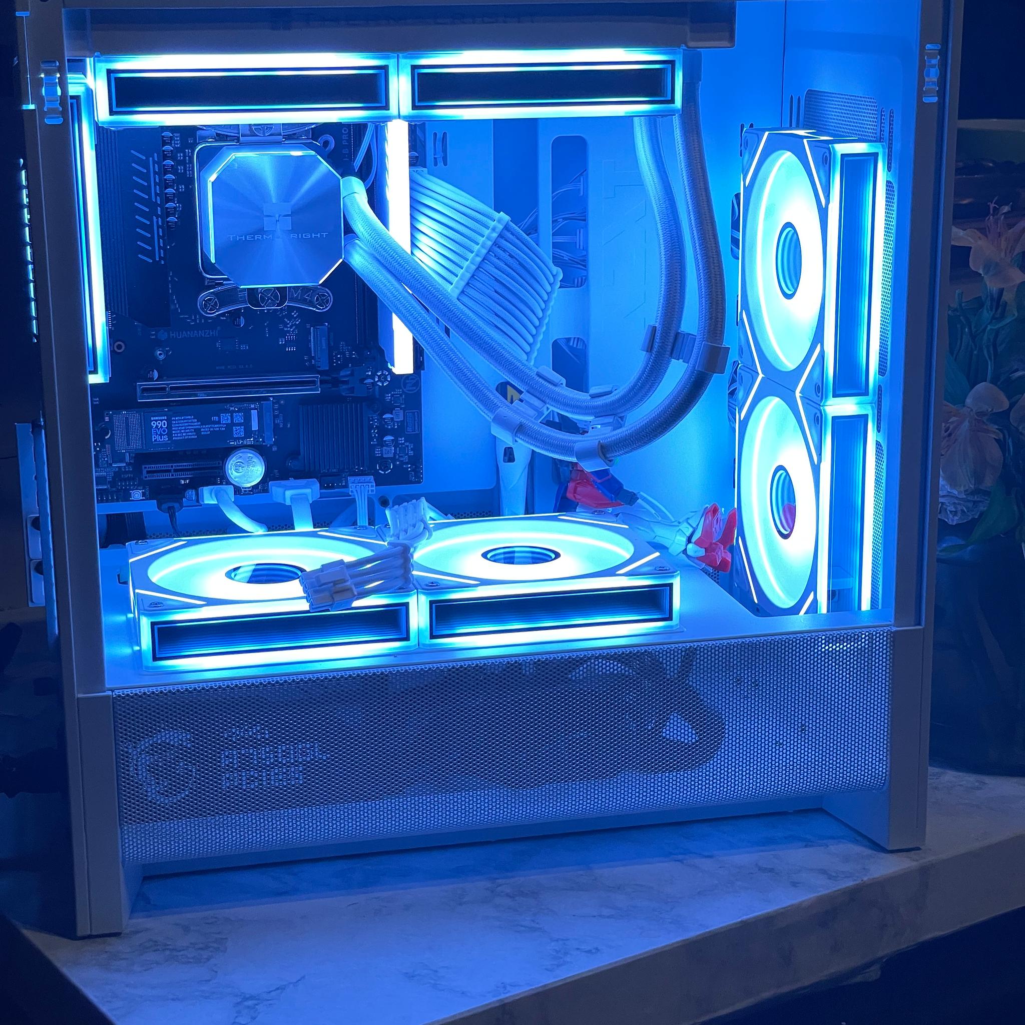 Custom All-White AM5 Gaming PC | Ryzen 5 7600X, 32GB DDR5, 1TB SSD (NO GPU!)