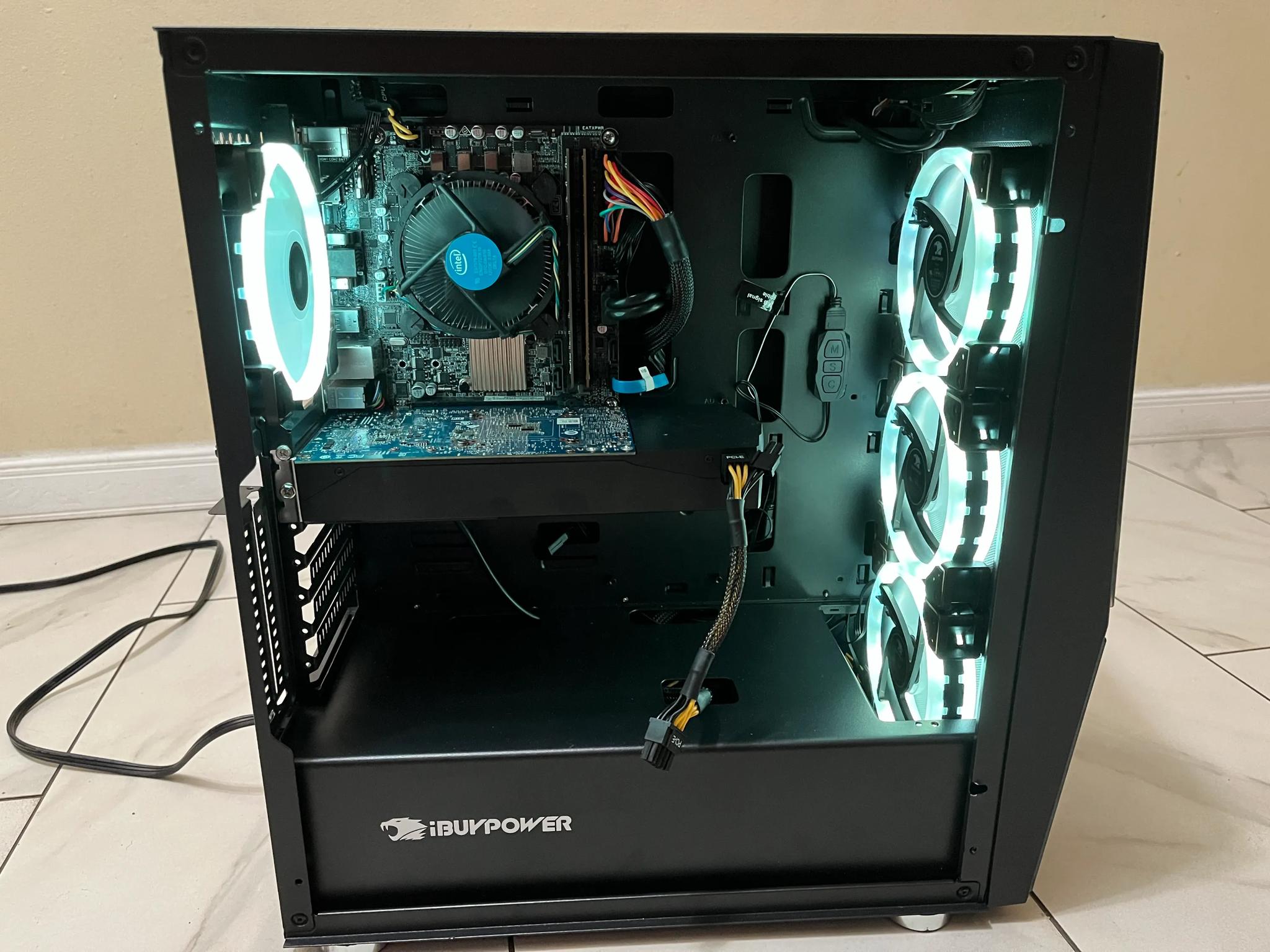 🟢🔵Budget Gaming PC– RGB Case w/ Remote- Intel i5-7400, GTX 1060, 512GB SSD & 12GB RAM 🔥🖥️