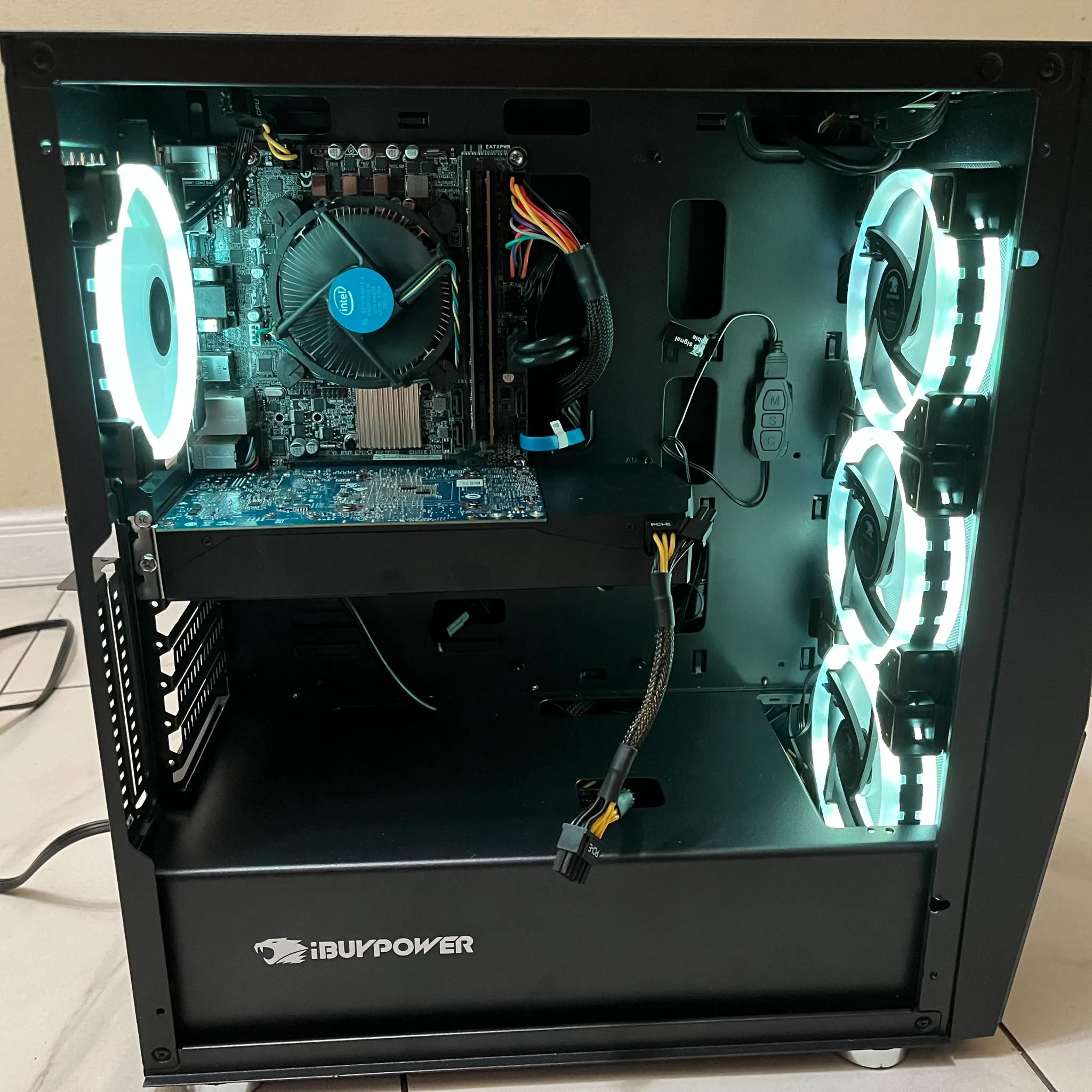 🟢🔵Budget Gaming PC– RGB Case w/ Remote- Intel i5-7400, GTX 1060, 512GB SSD & 12GB RAM 🔥🖥️