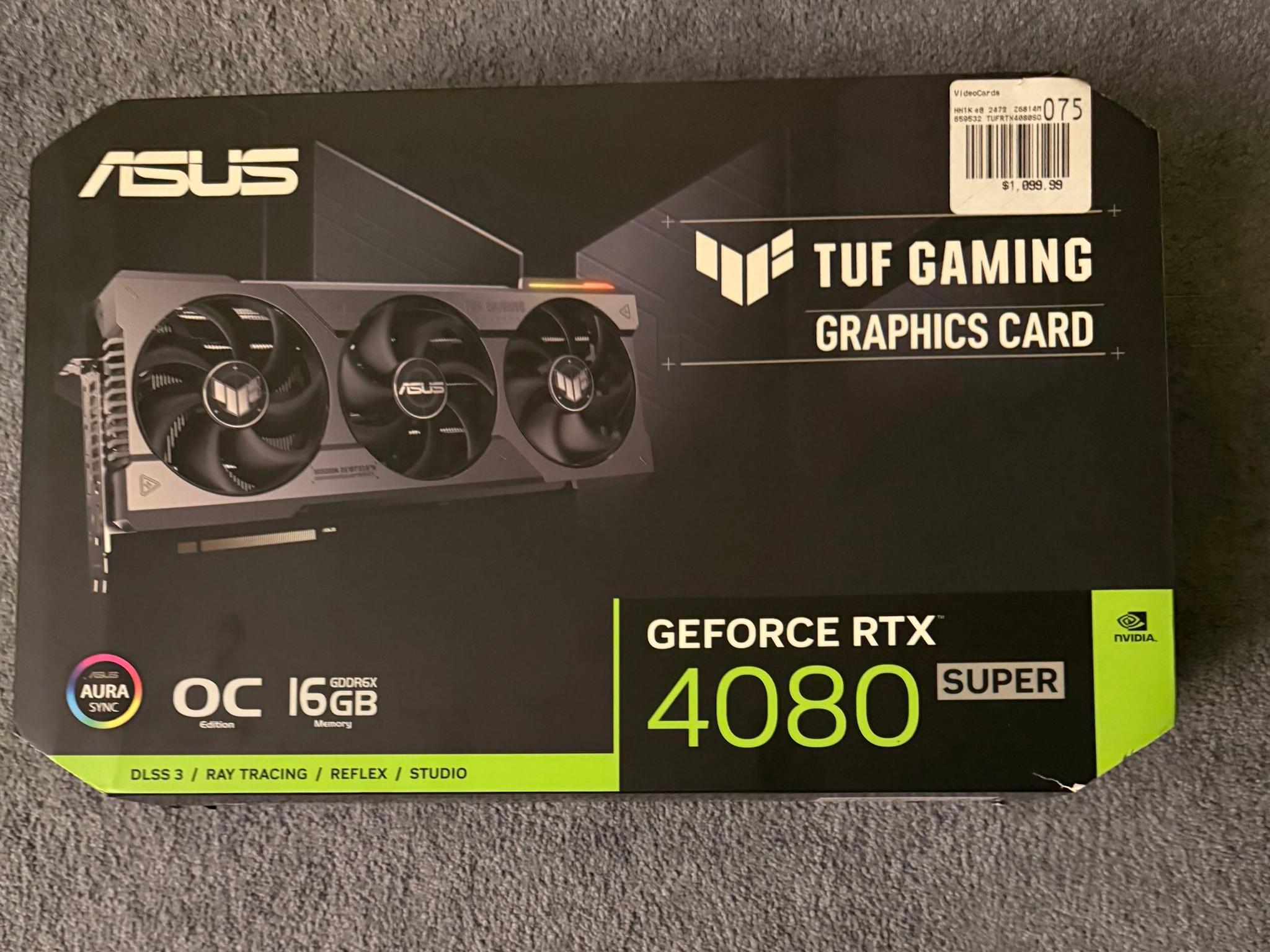 ASUS TUF Gaming GeForce RTX 4080 SUPER OC Edition