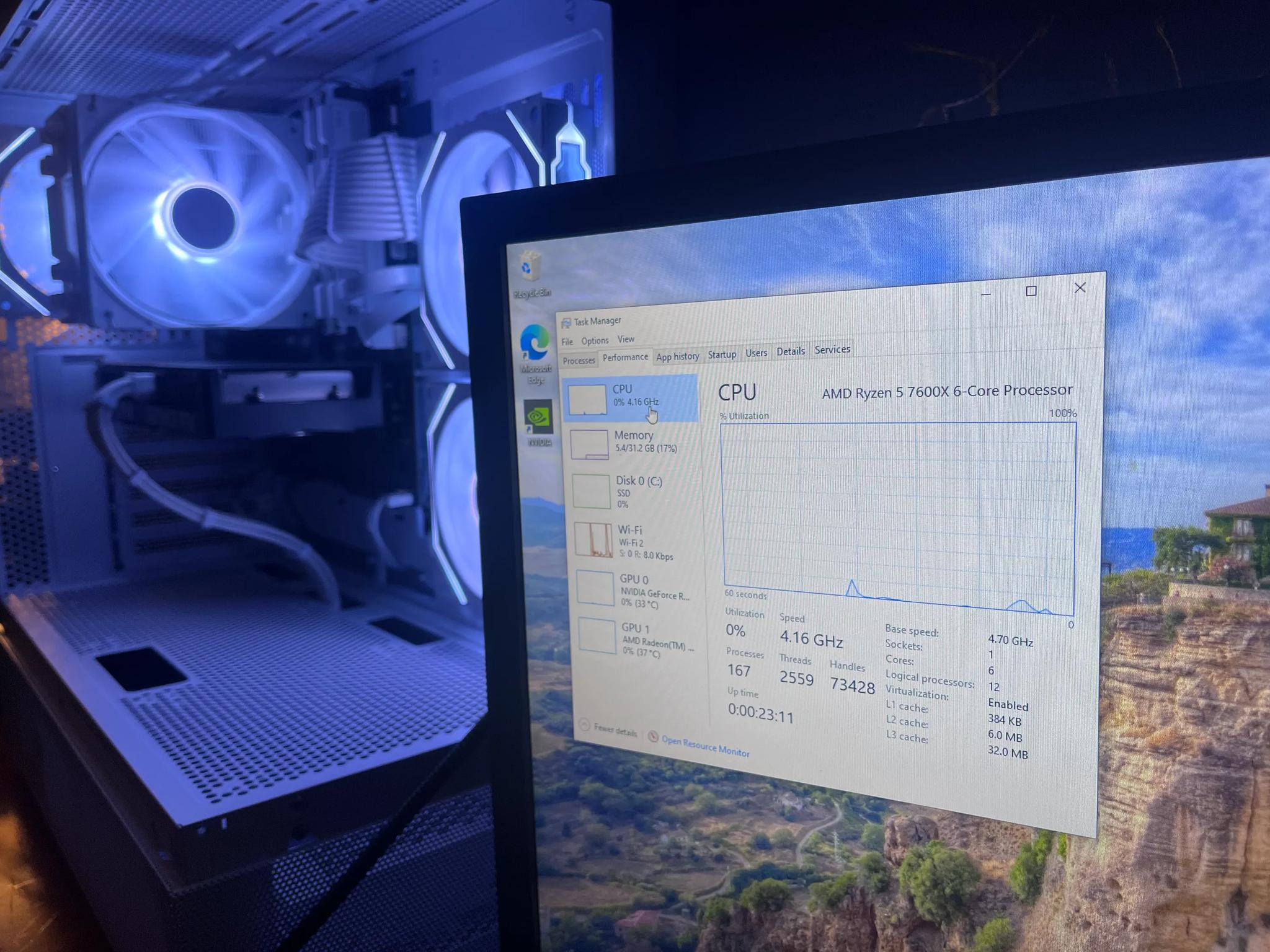 Amazing White 4060 Ti | Ryzen 5 7600x Gaming PC