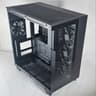 Black NZXT PC Case with Tempered Glass w/ 4 Fans