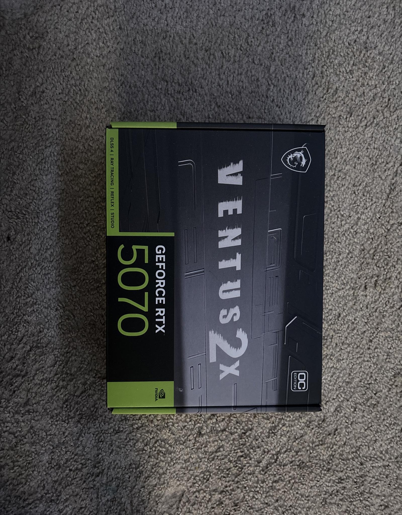 RTX 5070 12GB ventus 2x