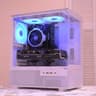 Gaming PC | Ryzen 5 3600 | RX 6600XT 8GB | 16GB DDR4 | 1TB nVME SSD | 1080p White Gaming PC RGB
