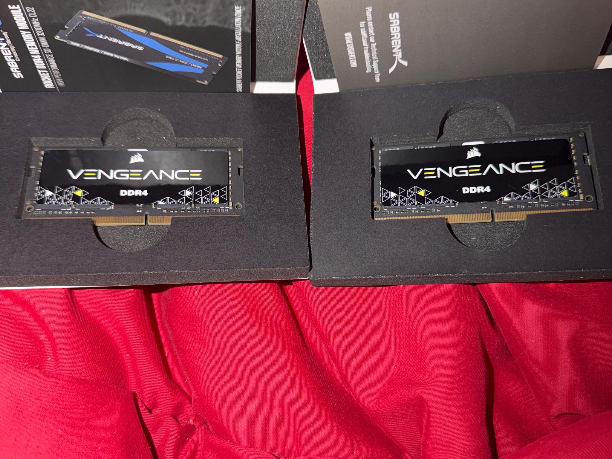 Corsair Vengeance 64GB RAM DDR4 Sodimm 3200 dual channel kit