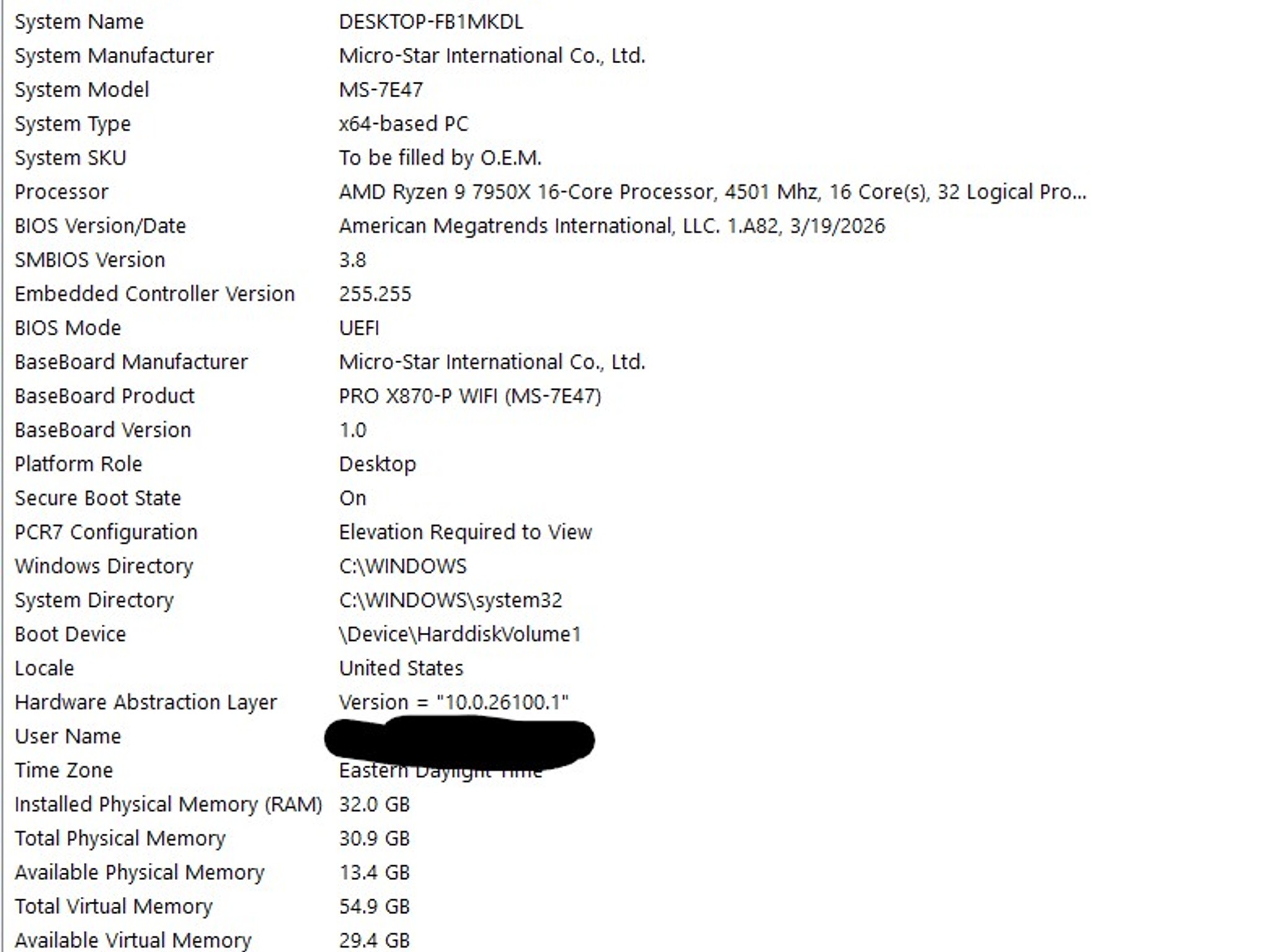 CPU (AMD Ryzen 9 7950x) + MoBo (X870-P) + Ram (32Gb DDR5)