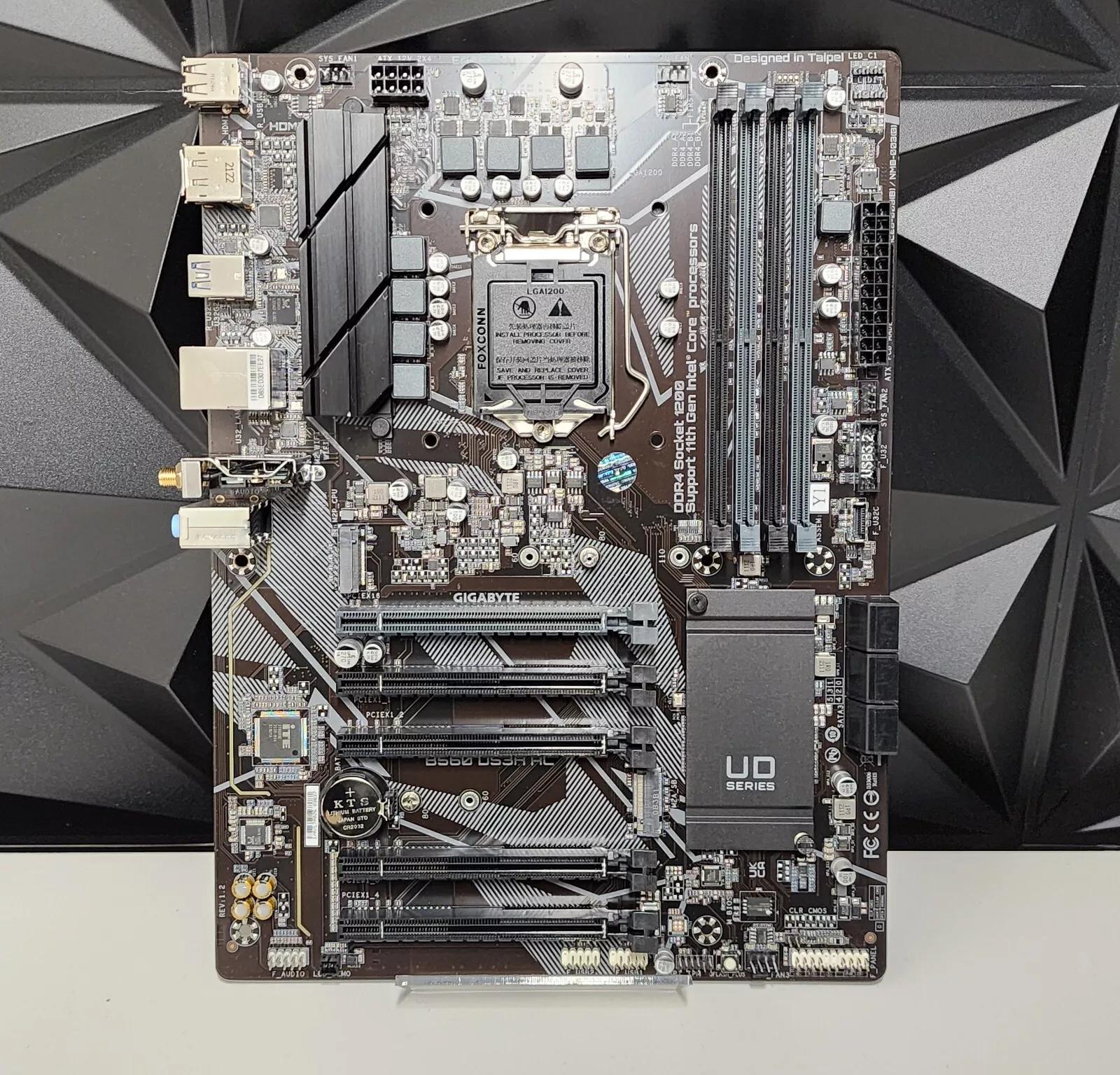 UPDATED BIOS GIGABYTE B560 DS3H AC-Y1 WIFI LGA 1200 Motherboard
