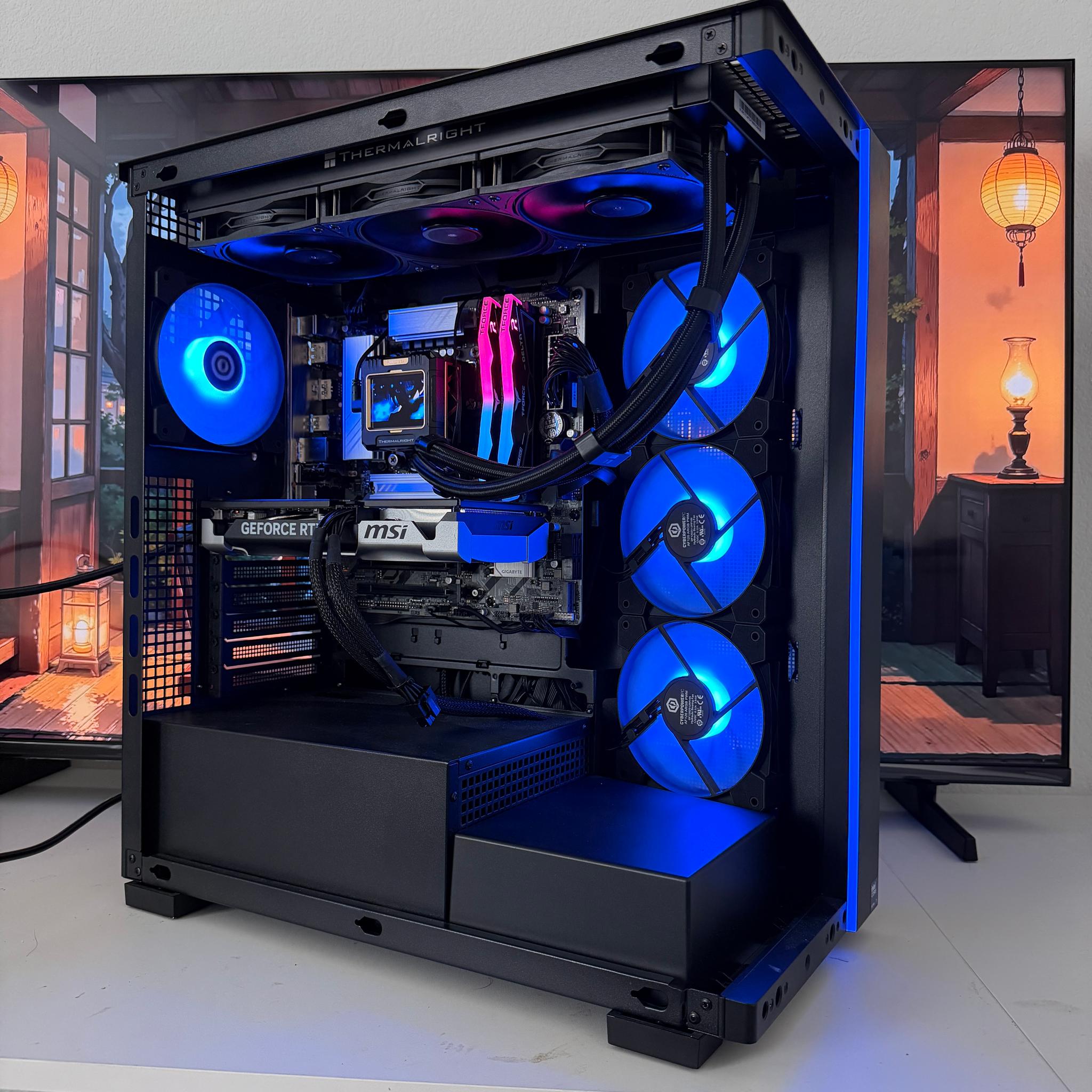 Blackout Custom Gaming PC | Core Ultra 7 265F | RTX 5060 Ti 16GB | 32GB DDR5 | 1TB NVMe