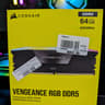 CORSAIR VENGEANCE RGB DDR5 RAM 64GB (2x32GB) 6000MHz