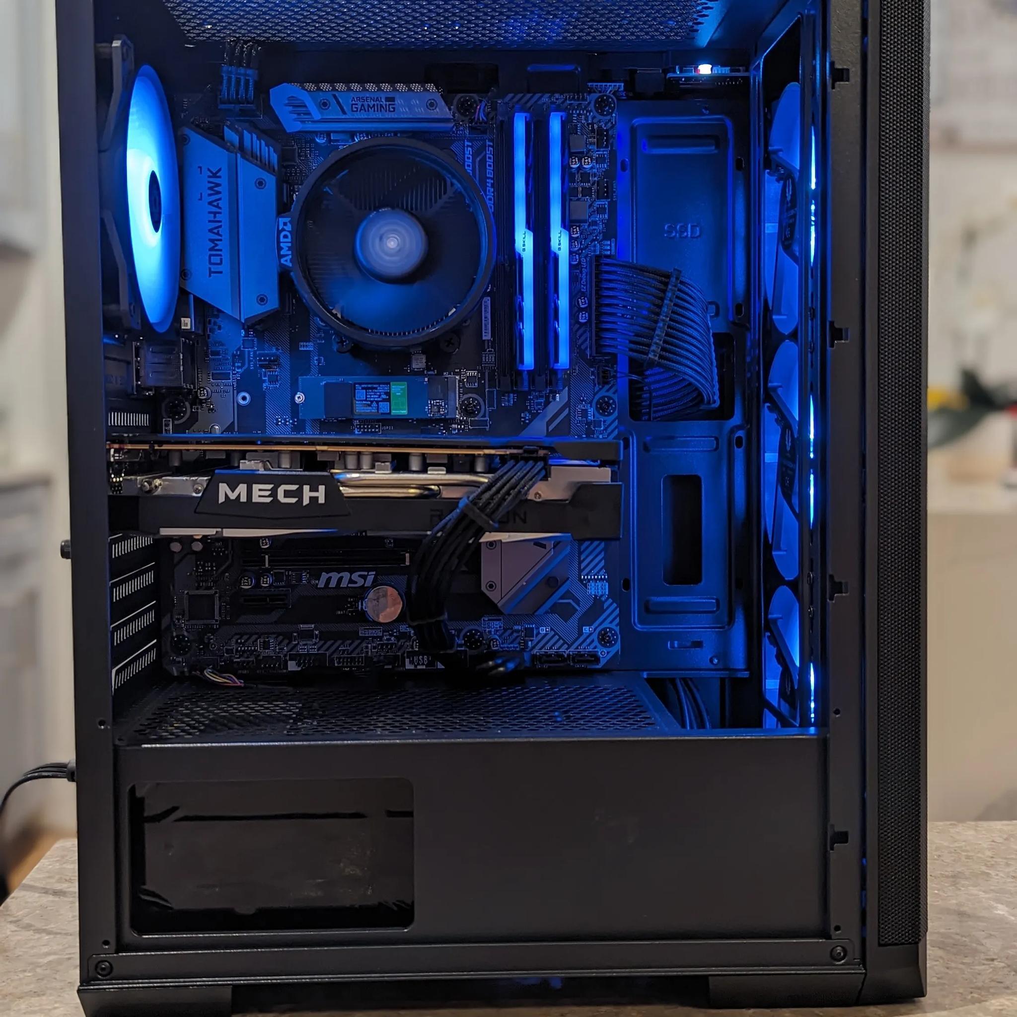 Ryzen 5 2600, RX 6600 Gaming/Streaming PC