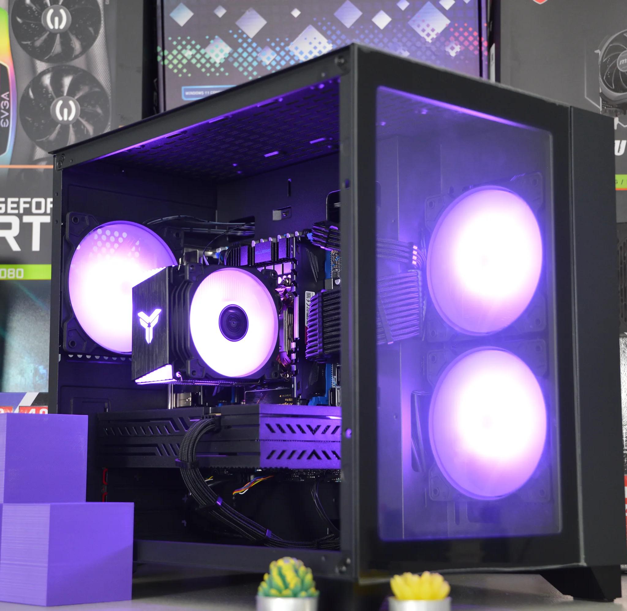 🟣⚫️| RX 580 8GB | INTEL XEON E5 2670 V3 | 16GB DDR4 RAM | 1TB NVME SSD | Royal Darkness |