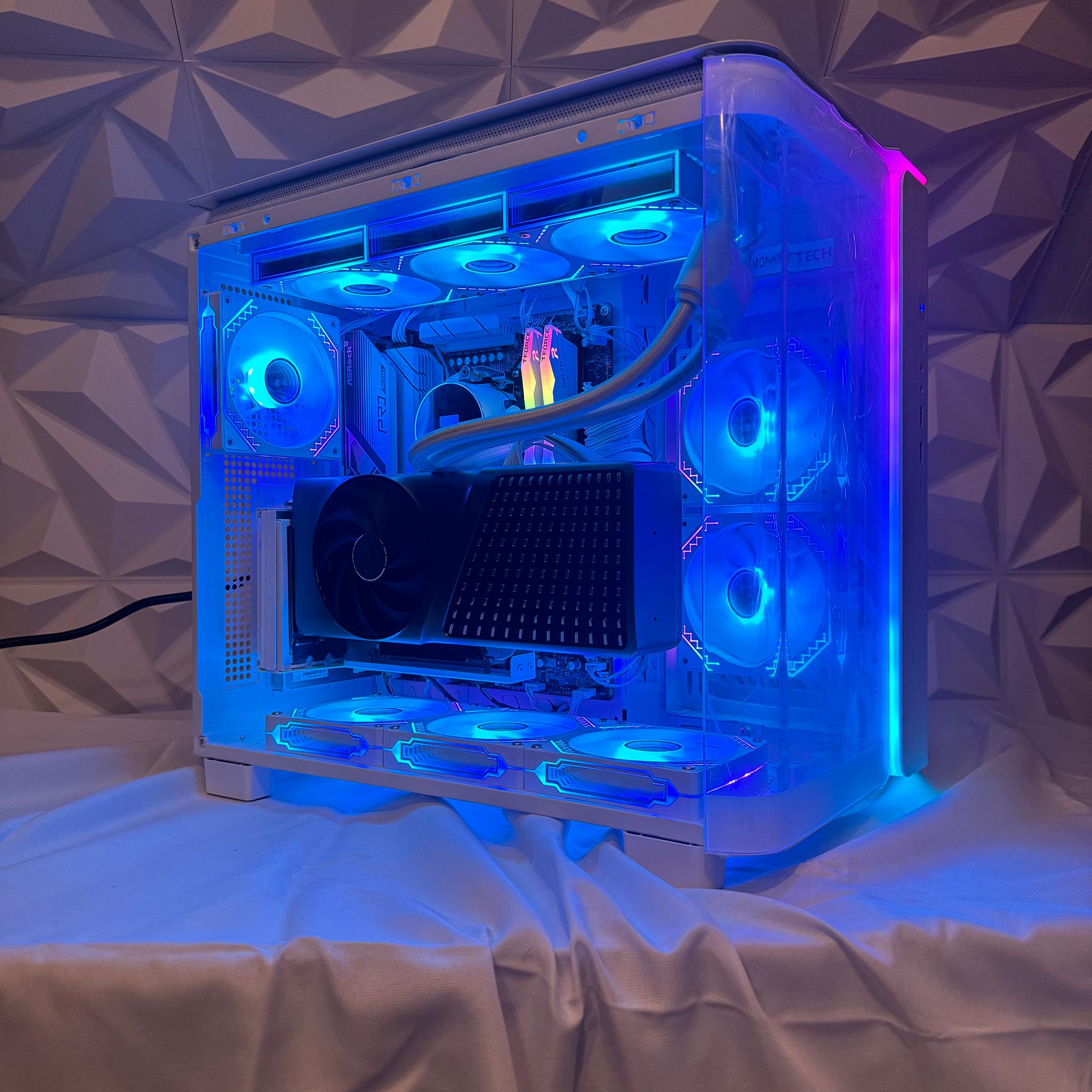 "Golden Bunny" Ryzen 7 7800x3d, 4080 super, 64gb ddr5, 2tb nvme showpiece pc