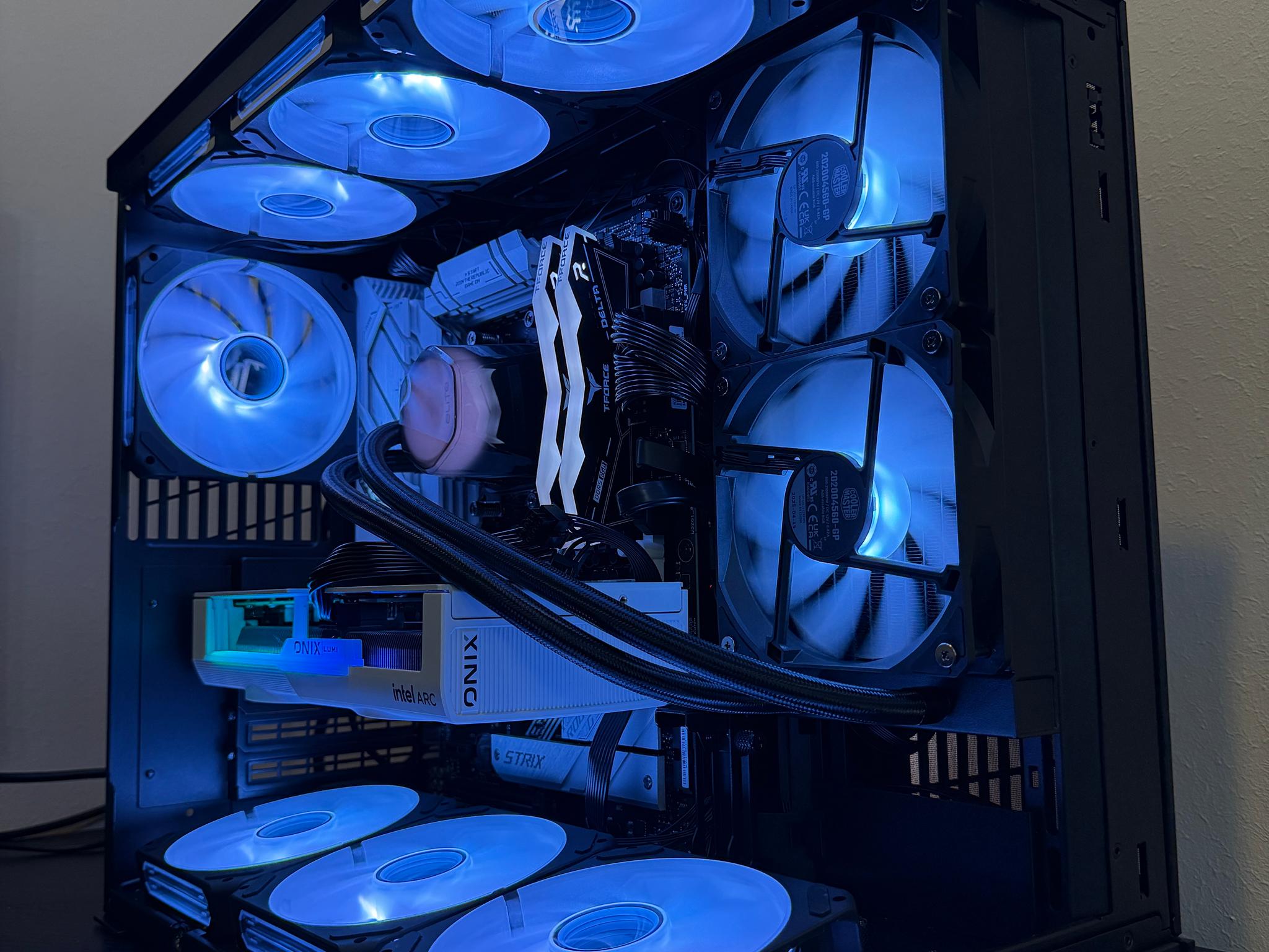 1440p/1080p Gaming PC: Intel Arc B580 - Ryzen 5 9600X-16gb ddr5-AIO cooled CPU