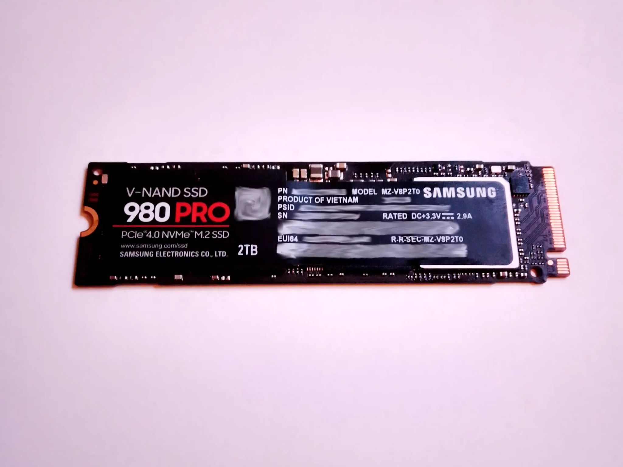 Samsung 980 PRO 2TB NVMe M.2 SSD