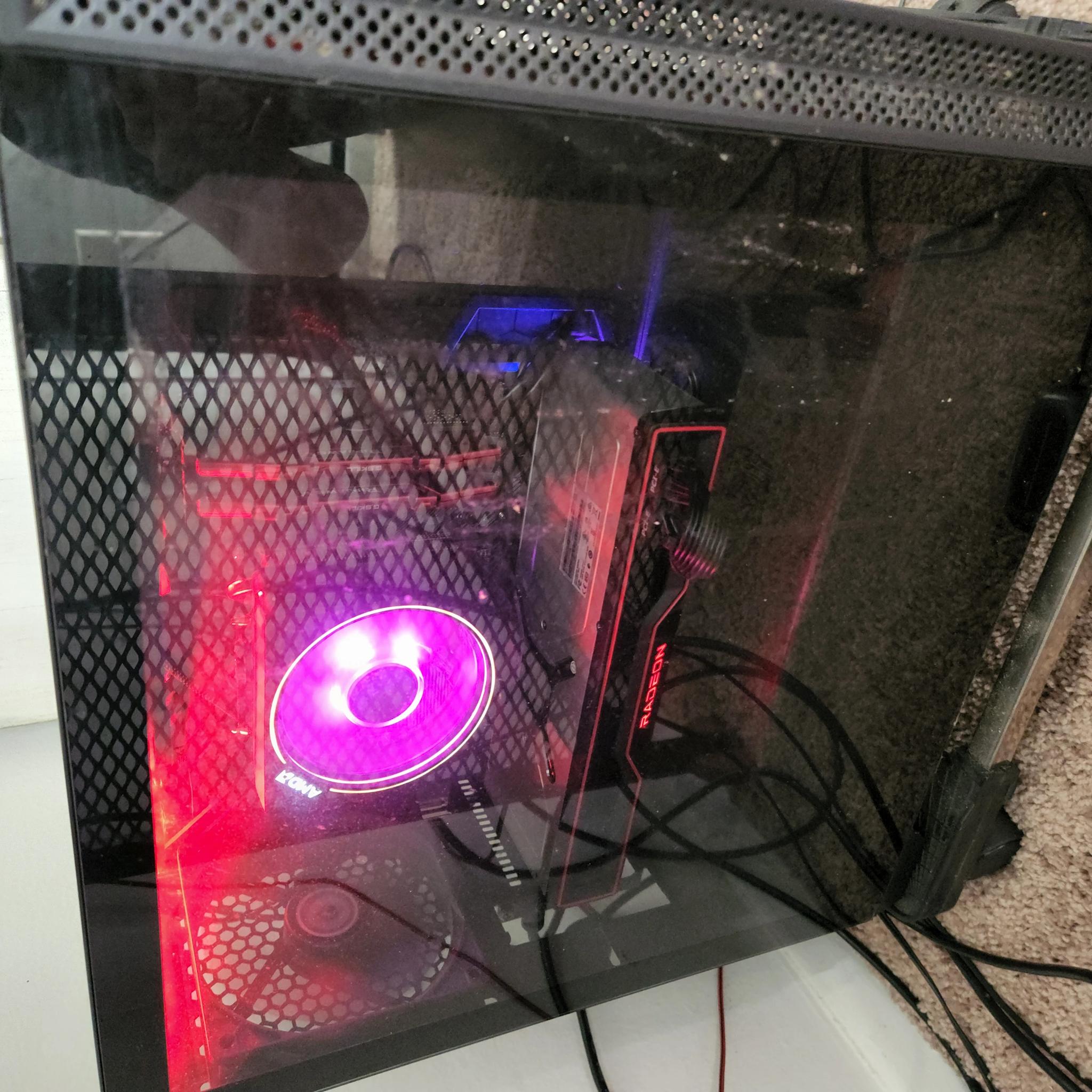 AMD CPU/GPU Gaming PC 8 cores/16 threads (3700x), AMD Radeon RX/6800 Reference GPU, 32gb RAM, 1tbSSD