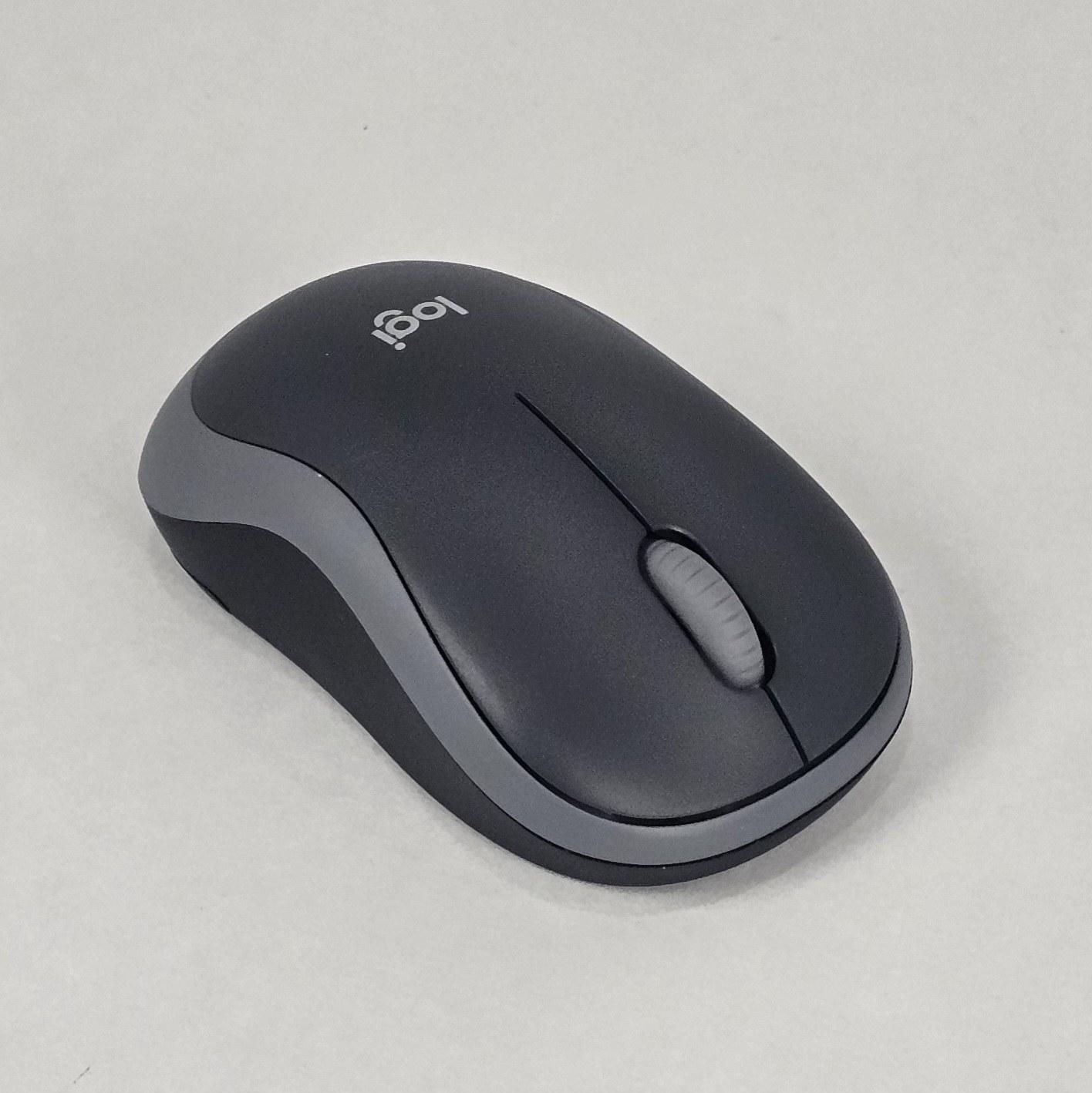 Logitech M185 Wireless Mouse - Grey/Black