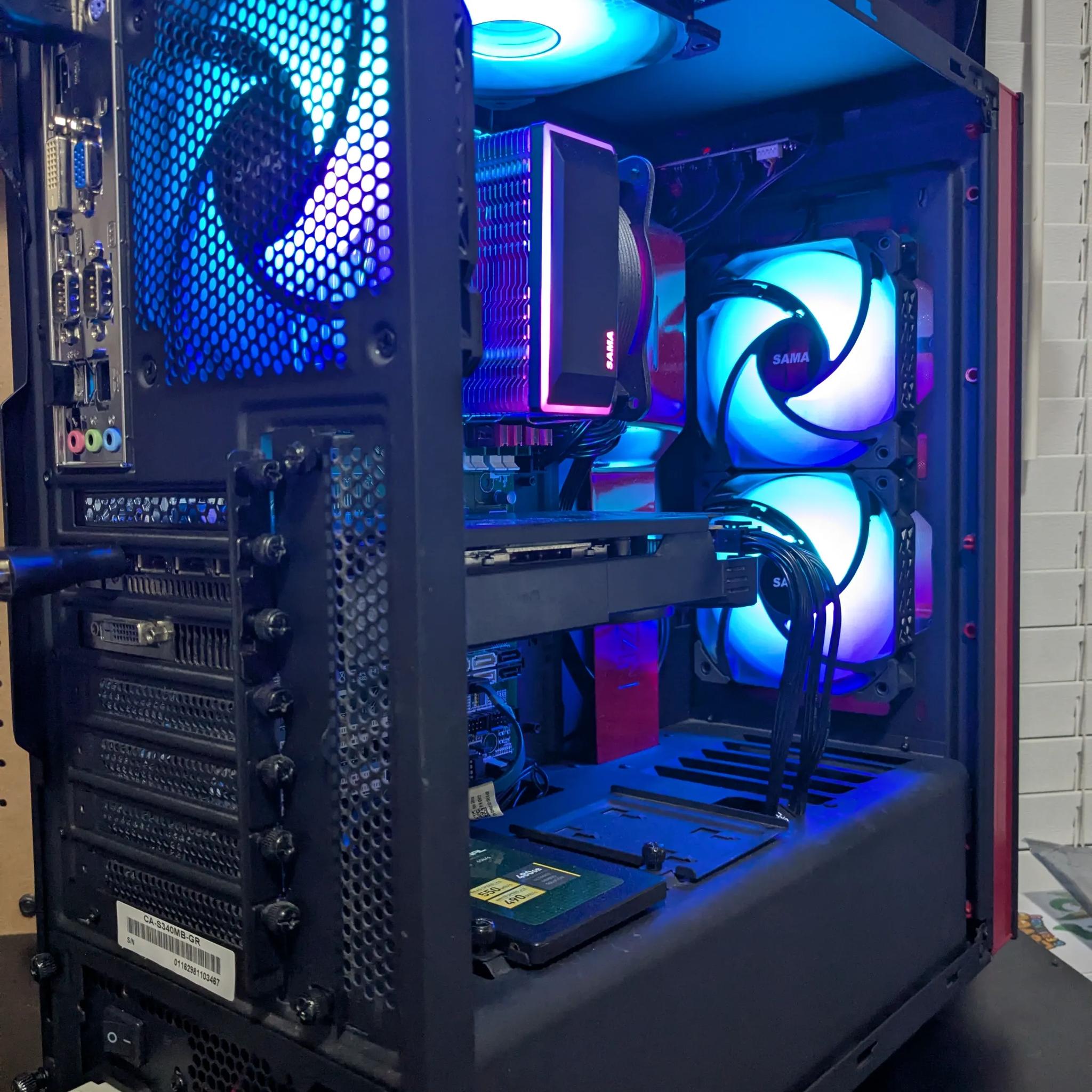 120 FPS Fortnite | 180 Day Warranty | i5 4590, 16GB RAM, 512GB SSD, RX 570 8GB, RGB, Win10, Wifi