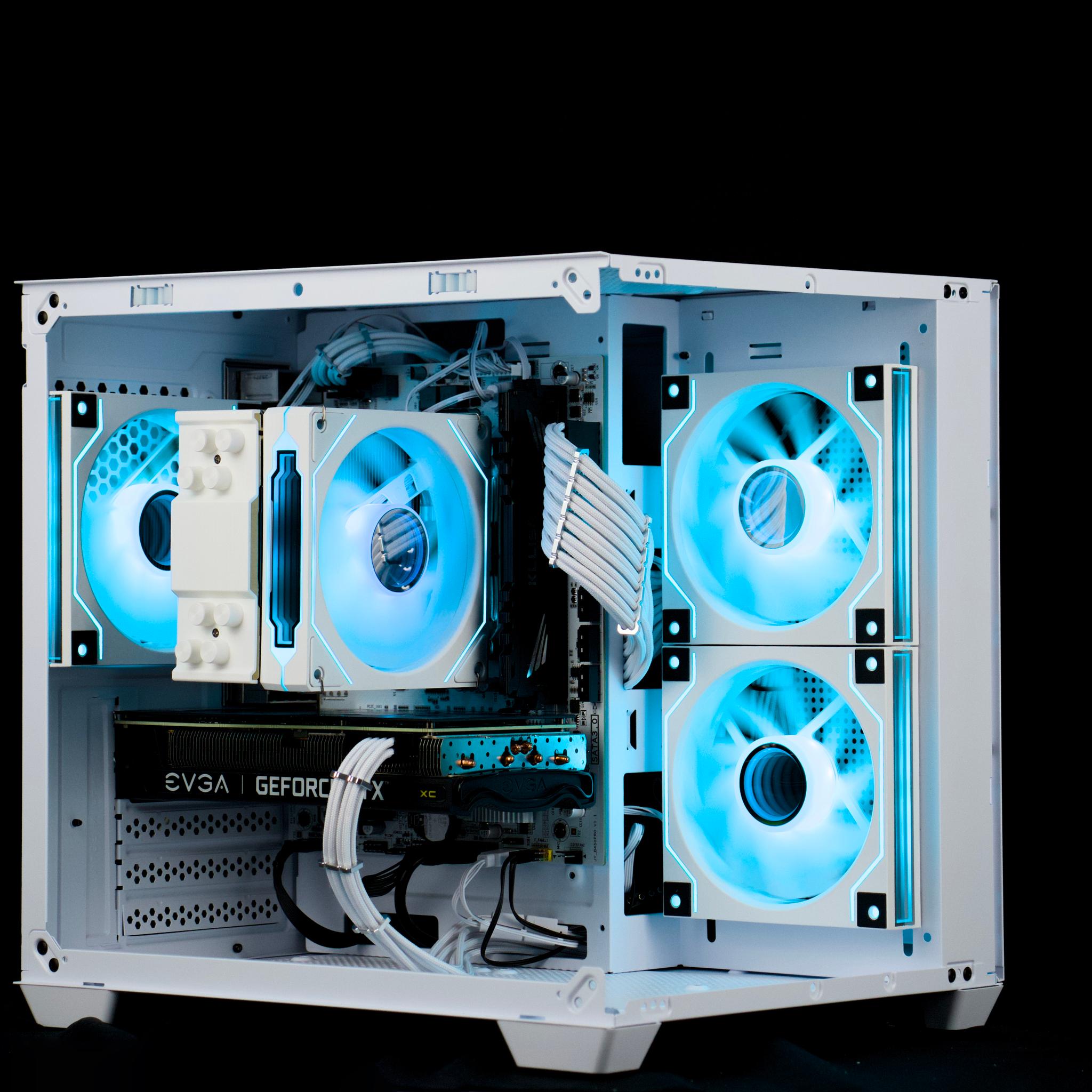 🧊❄️🧊 White Gaming PC – RTX 3060 TI , Ryzen 5 3600, 16GB RAM, 960GB SSD - WiFi, BlueTooth 🧊❄️🧊