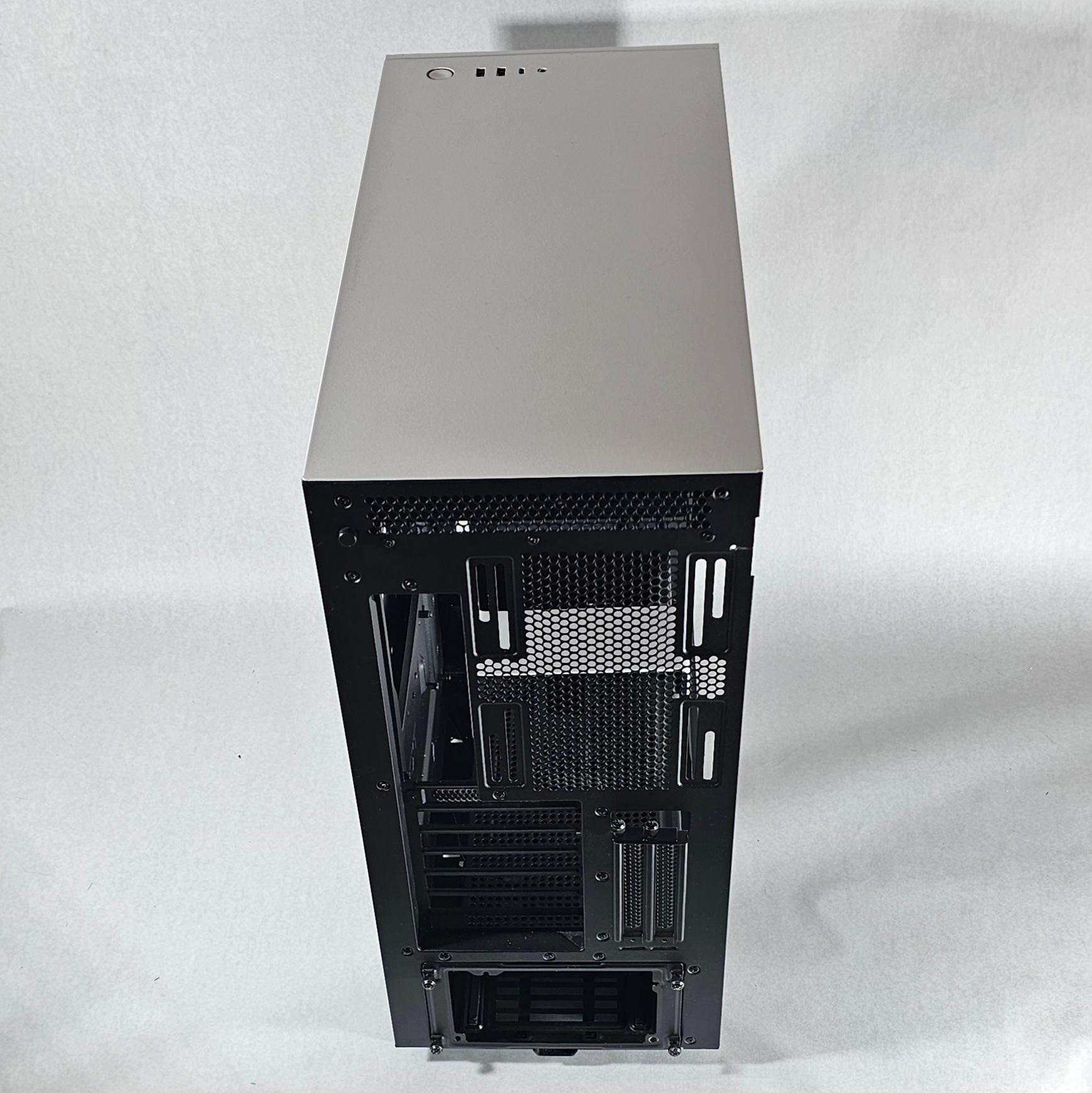 NZXT PC Case with Tempered Glass Side Panel and Front Mesh
