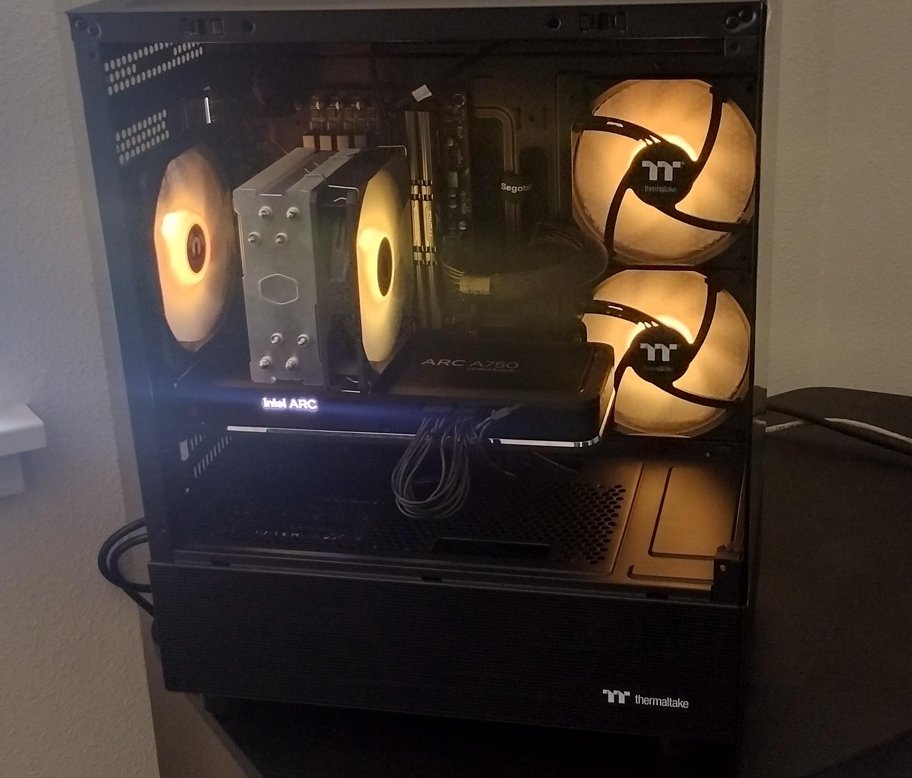 Budget Gaming PC, Limited Edition INTEL ARC A750, Intel i5 12400F, 16 GB RAM, 1 TB, Wifi, Bluetooth