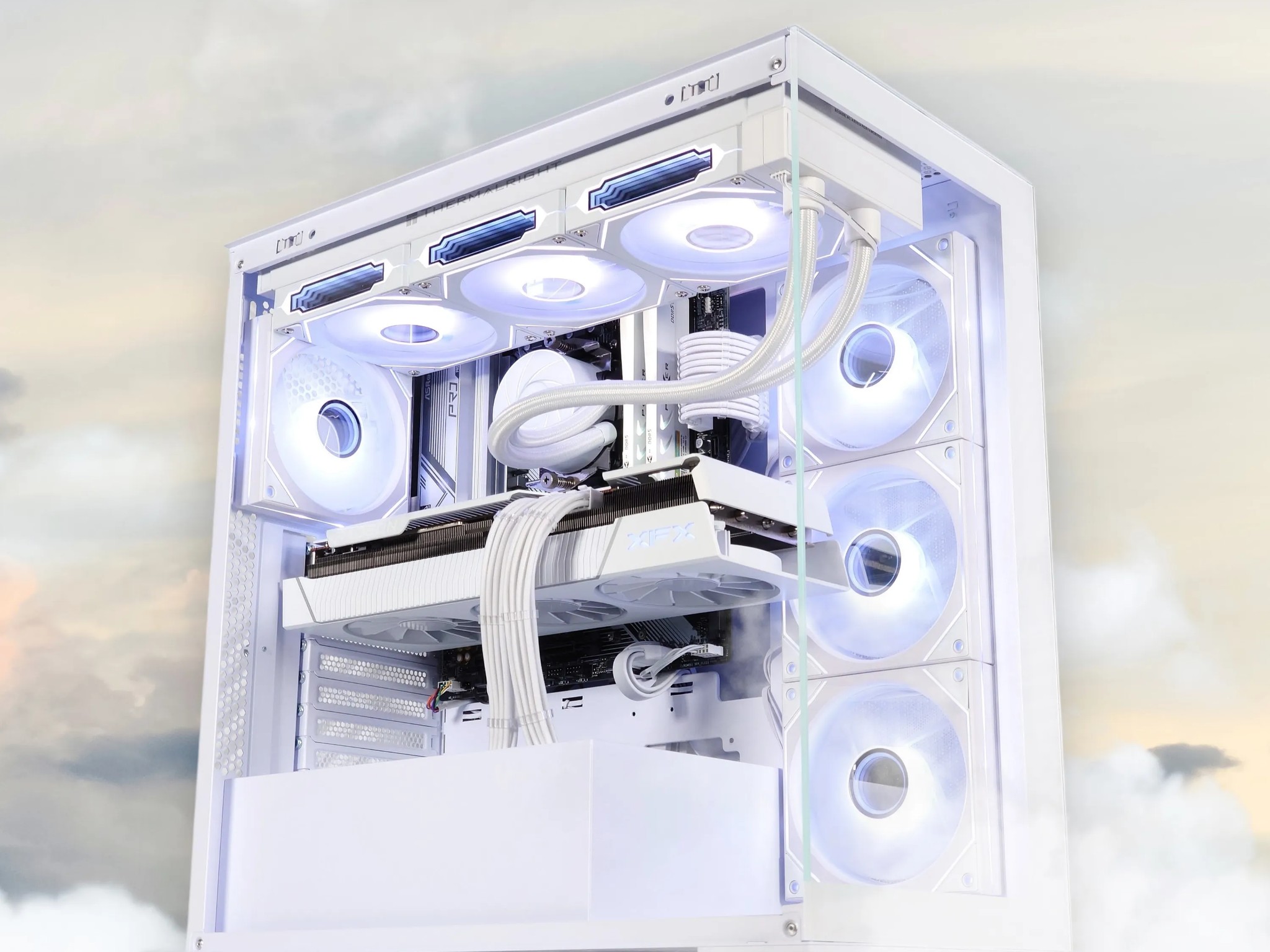 ☆Polaris❄️Liquid Cooled Gaming PC❄️AMD RX 7800 XT 16GB❄️AMD Ryzen 7 8700F❄️32GB DDR5❄️1TB SSD