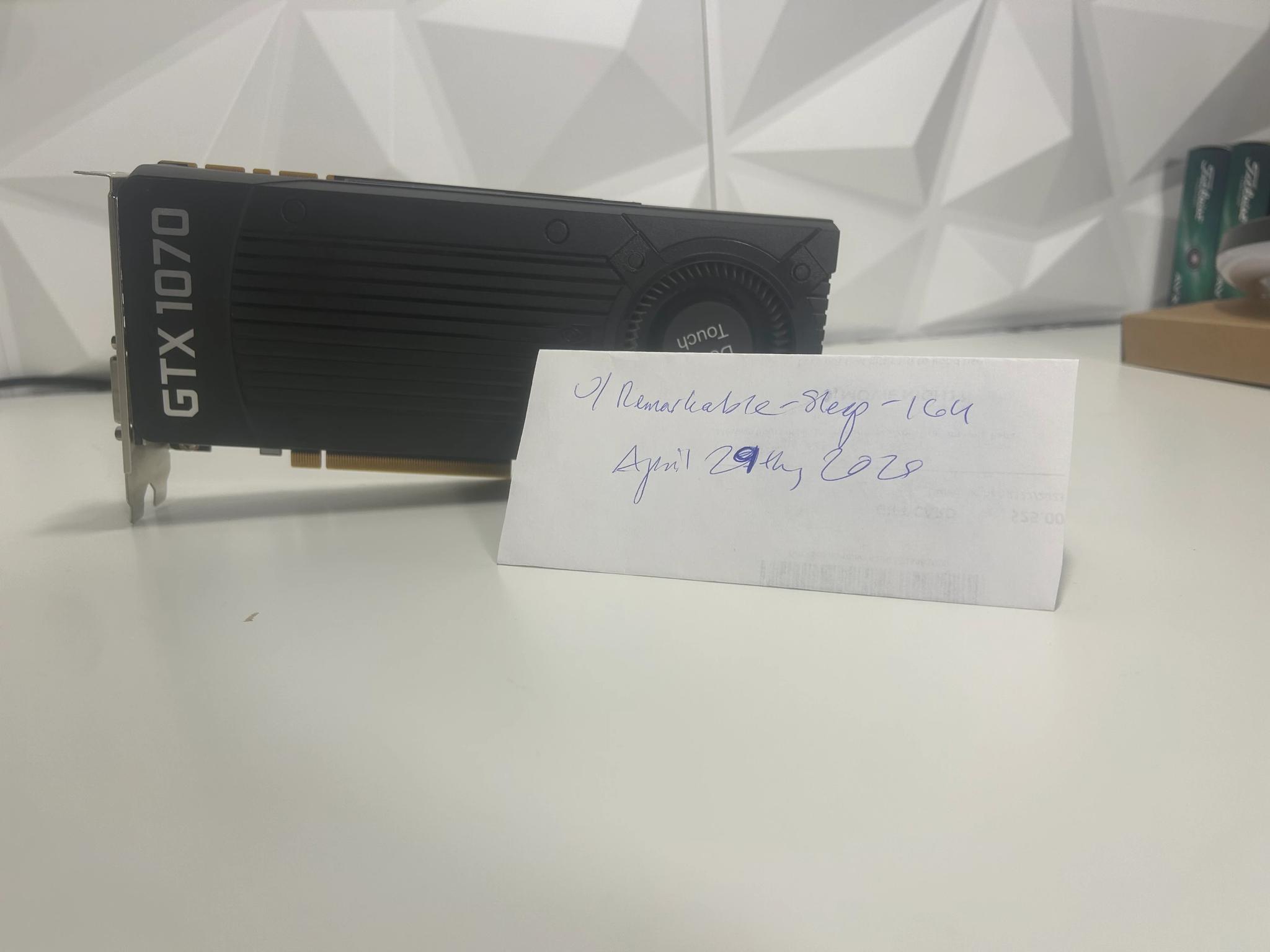 HP GTX 1070 8G GDDR5