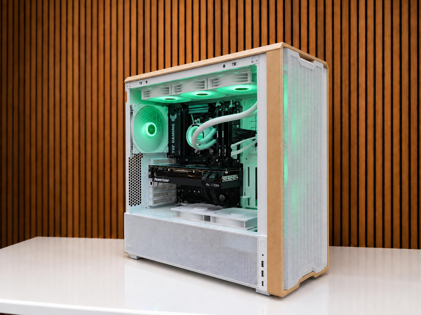 White Build | RX 7800XT 16GB |Ryzen 7 7700 | 32GB DDR5 | 1TB NVME | 850W |Win 11 | WIFI
