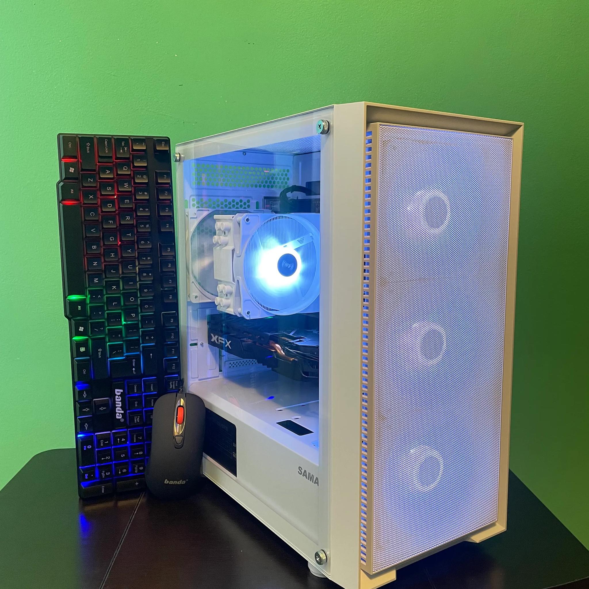 SLEEK Glass Gaming PC | Intel i5 / Nvidia GTX970 / 8GB / 600GB Win 10 Pro WiFi