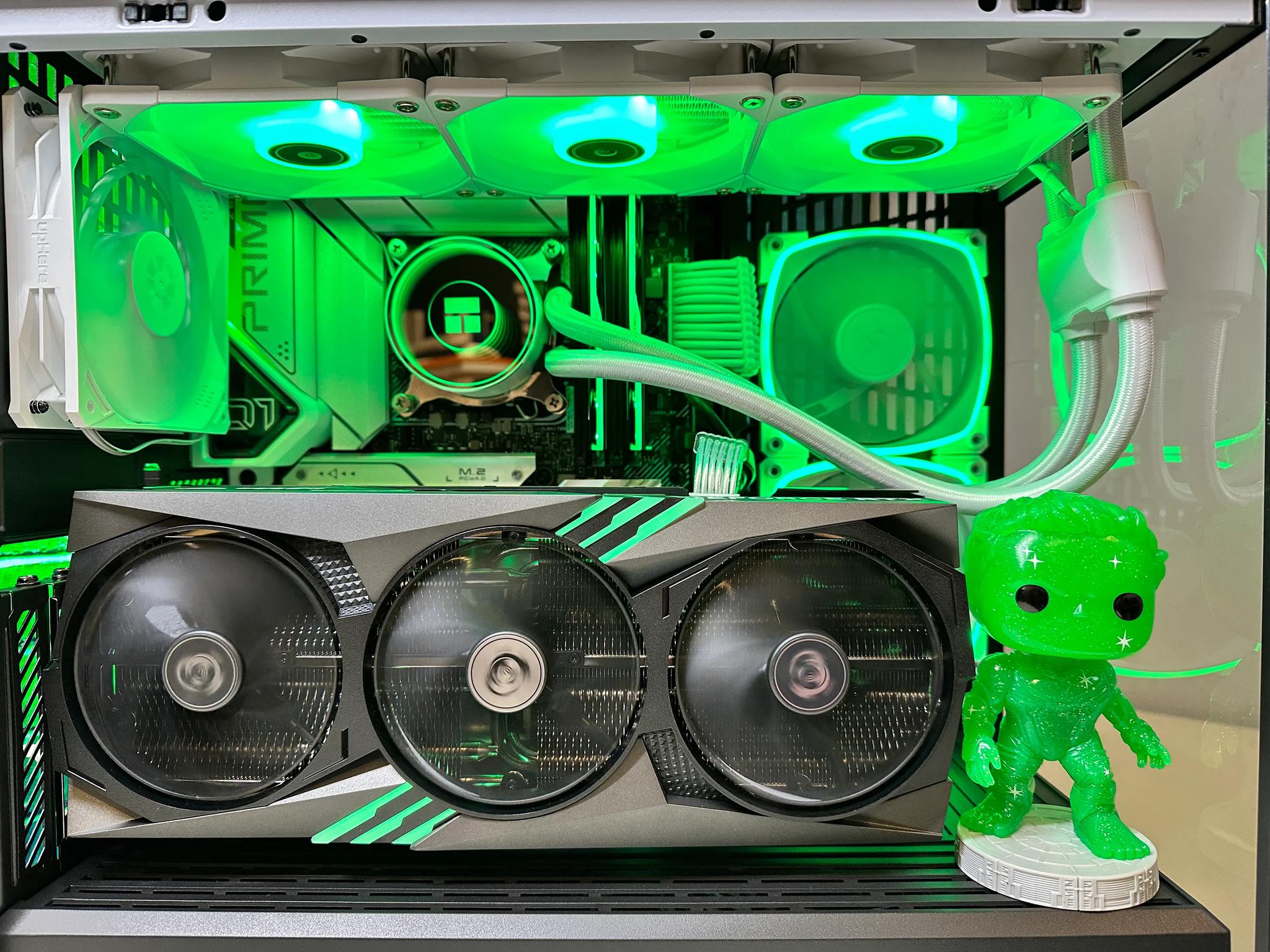 💚💚Green Team Gaming PC💚💚-Nvidia RTX 4090 24GB-Intel i9 12900K 16Core-64GB DDR5 RAM-2TB NVME