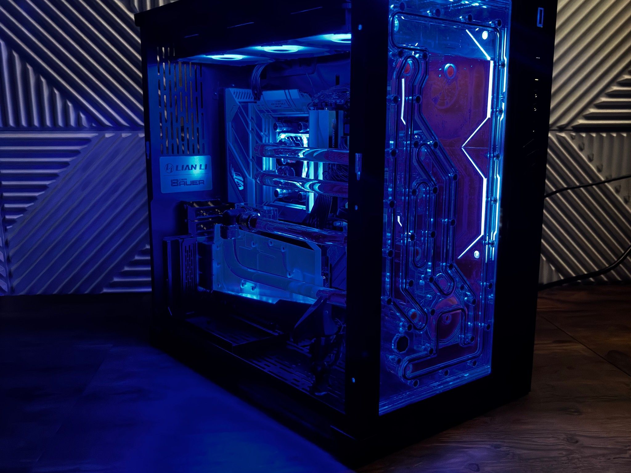 High-End Custom Water Cooled Gaming PC – Ryzen 7 9800X3D / AORUS RTX 3080 Ti / 64GB DDR5