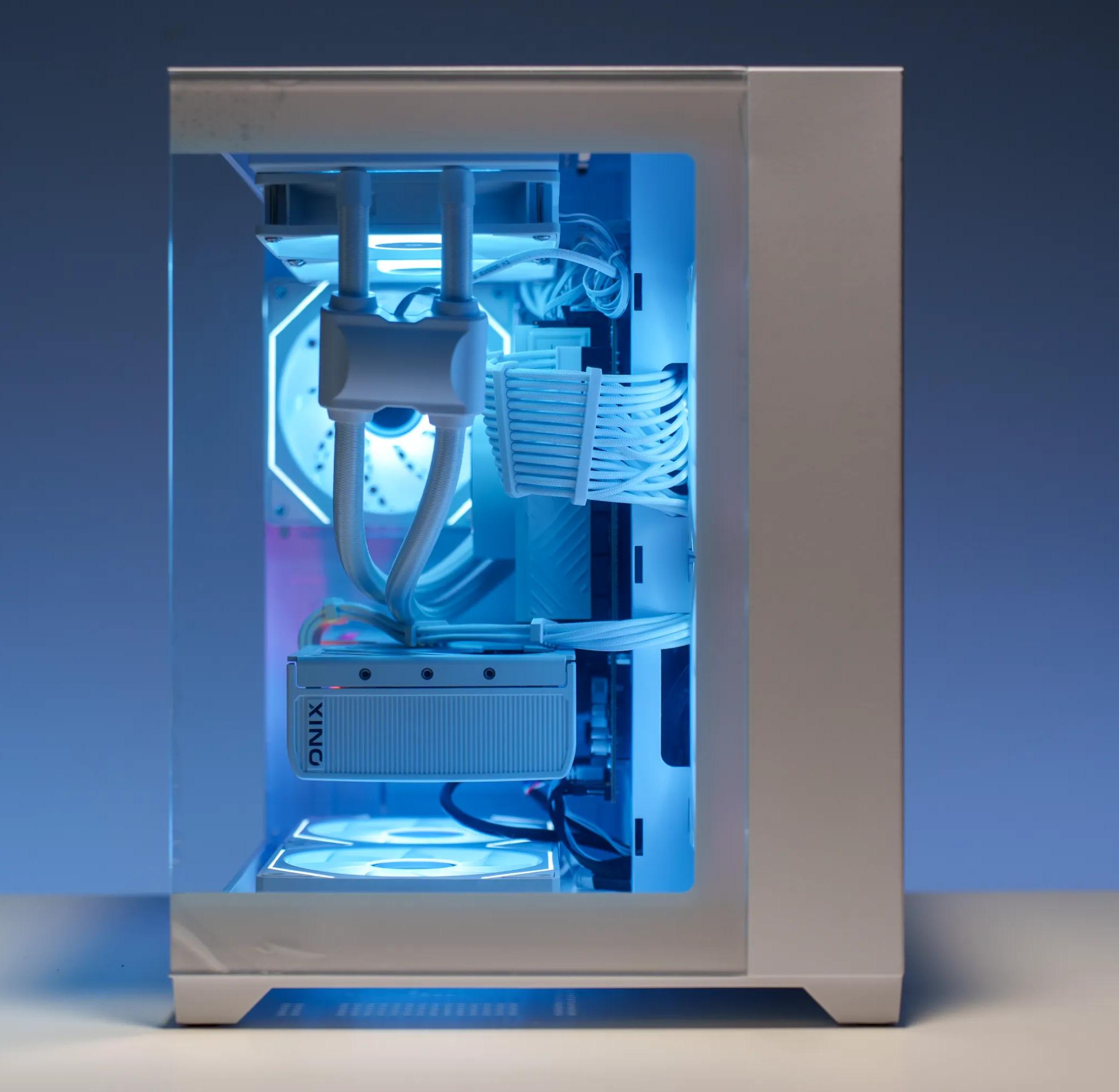 Pure White Gaming PC | Intel Arc B580 | Ryzen 5 5600x | 32GB DDR4 | 1TB m.2