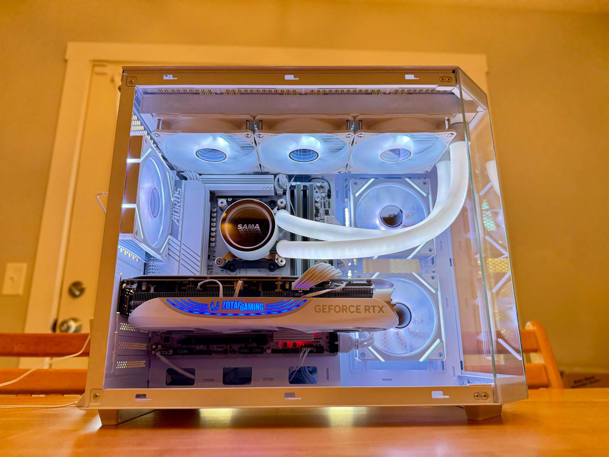 ⚪️▫️⬜️| RTX 4080 16gb, Ryzen 9800x3d, 48gb 6800cl34, 2tb SSD, ARGB WiFi Equipped Streamer Gaming PC!