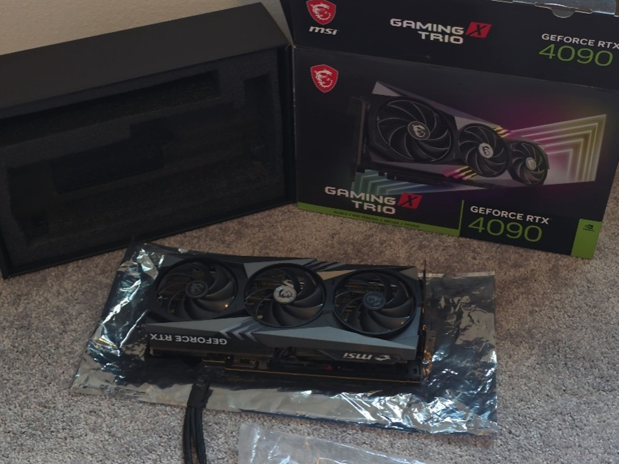 MSI GeForce RTX 4090 GAMING X TRIO 24GB GDDR6X Graphics Card